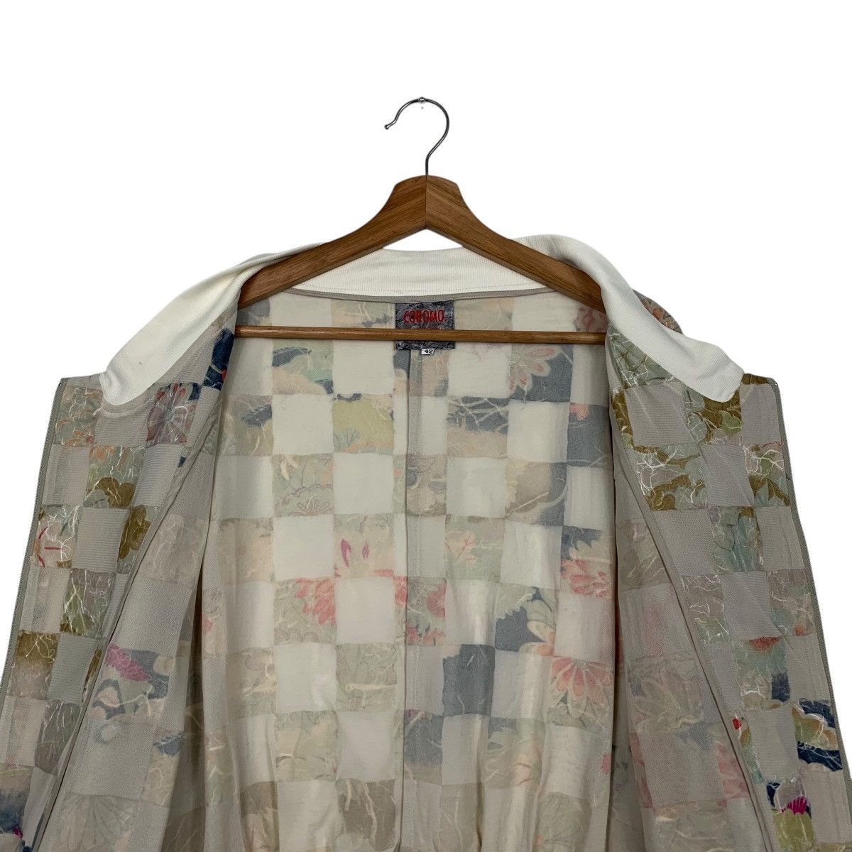 Japanese Brand COROMO by Deco Sugai Checked Light Jacket #1690-C75 Size L / US 10 / IT 46 - 12 Thumbnail