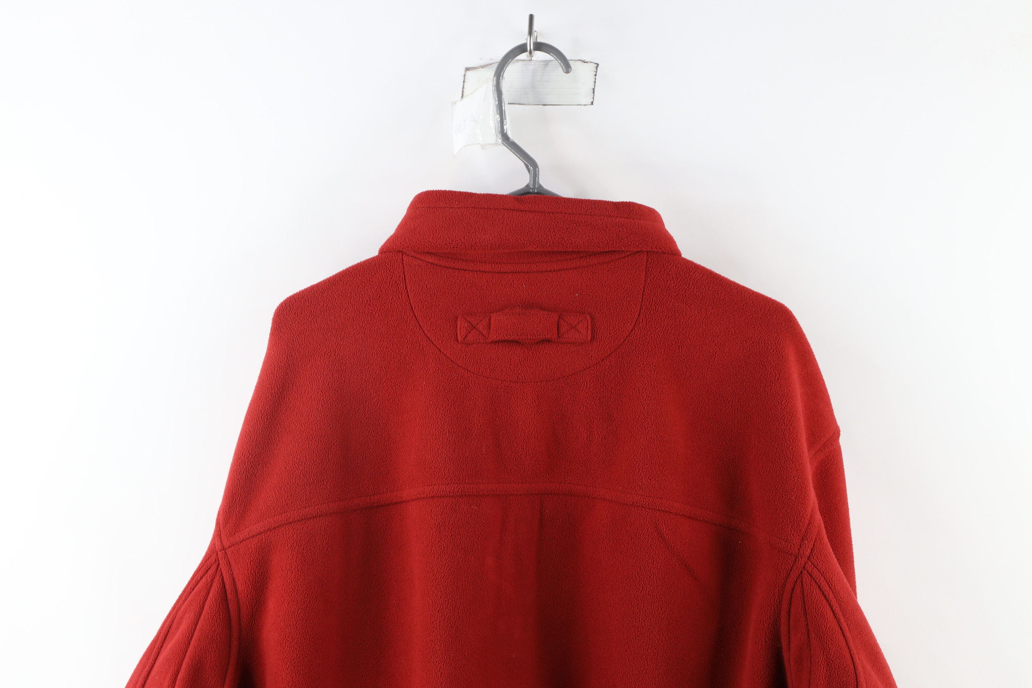 Duluth Trading Company × Vintage Duluth Trading Co Shoreman Fleece Full Zip Jacket Red Size US L / EU 52-54 / 3 - 13 Thumbnail