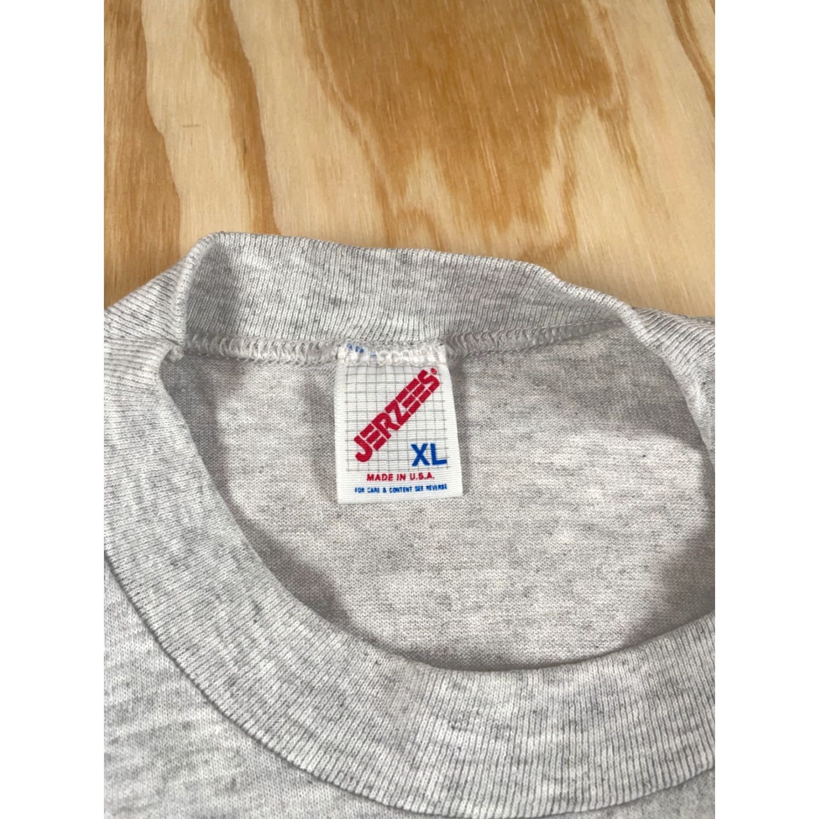 Jerzees VTG 1992 Vietnam Veterans Memorial T-Shirt Adult Large Gray Jerzees Size US L / EU 52-54 / 3 - 3 Thumbnail