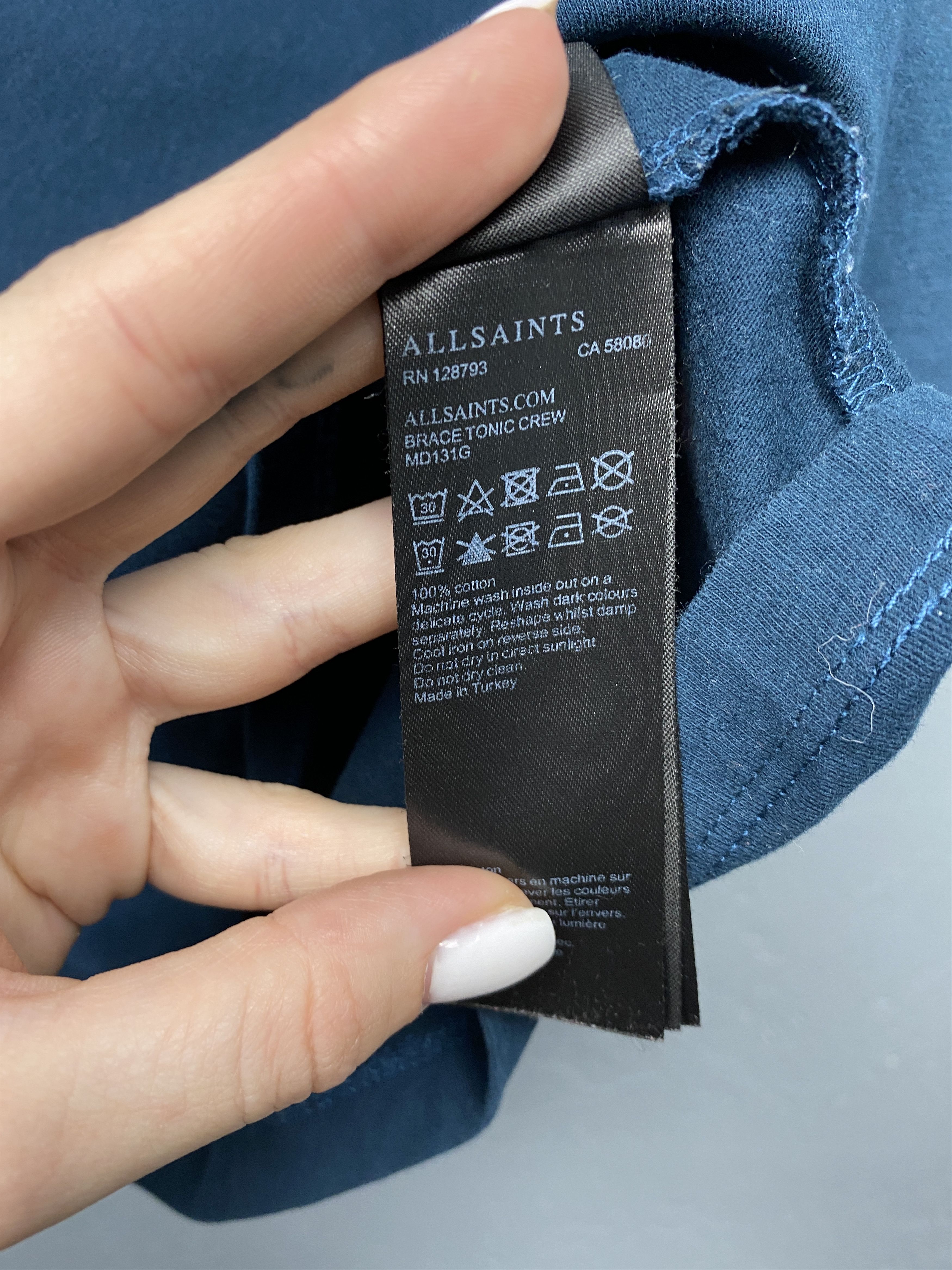 Allsaints Allsaints Vintage Mens Brace Tonic Crew Neck T-Shirt Size US M / EU 48-50 / 2 - 5 Thumbnail