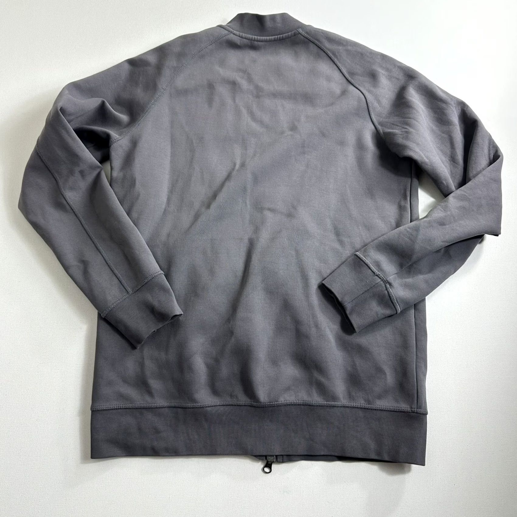 Apple Apple Jacket Mens Medium Gray Full Zip Bomber Jacket Workwear Uniform Outdoor Seasonal Fall Spring Summer Winter Mens Regular Diesel? Size US M / EU 48-50 / 2 - 2 Thumbnail
