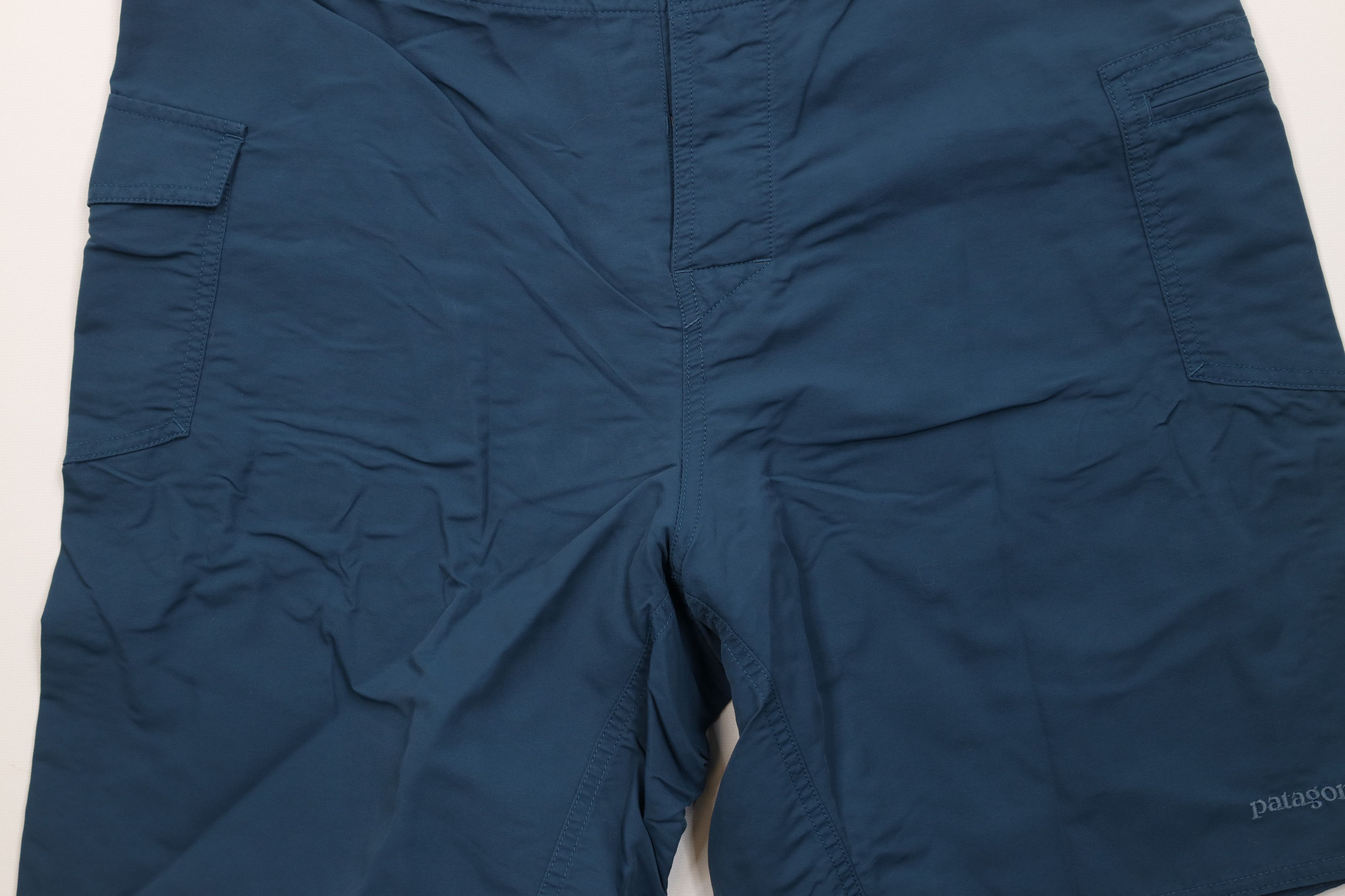 Patagonia Patagonia Spell Journeyman Hiking Trekking Cargo Shorts Blue Size US 35 - 3 Thumbnail