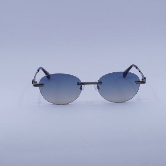 Palm Angels Palm Angels PERI10H CRYSTAL 1007 Sunglasses Gunmetal Oval Size ONE SIZE - 3 Thumbnail