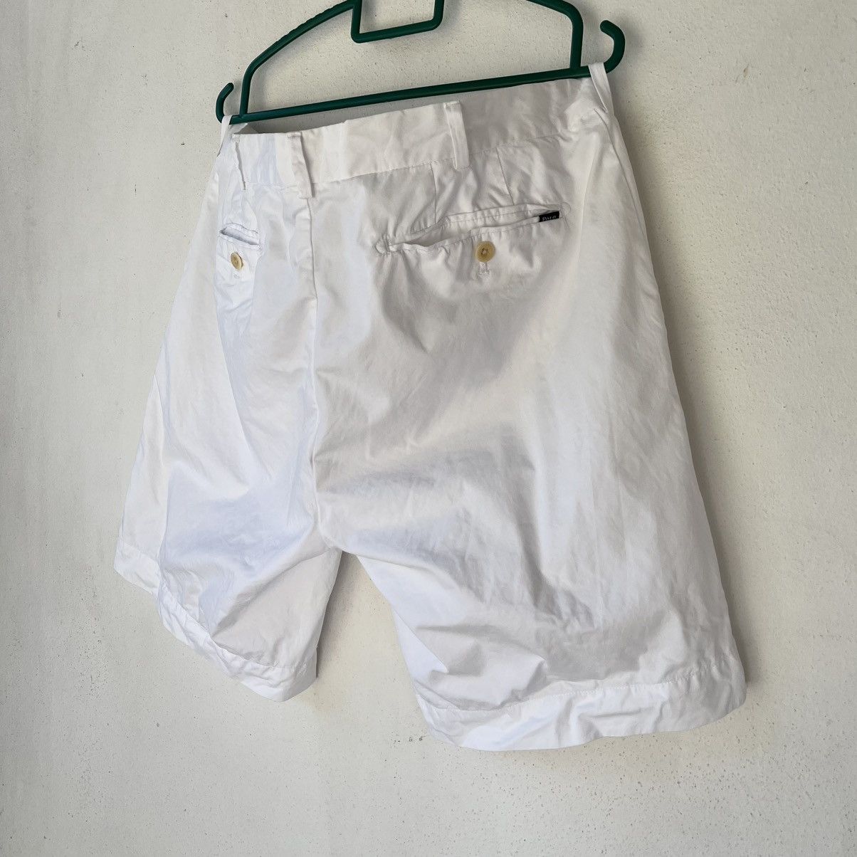 Polo Ralph Lauren Polo Ralph Lauren White Cotton Shorts – Slim Fit Size US 34 / EU 50 - 4 Thumbnail