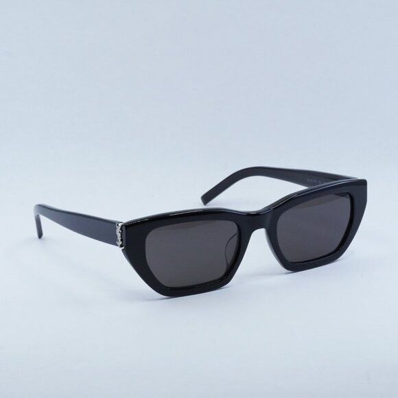 Saint Laurent Paris 🕶️ New Saint Laurent SLM127/F 001 Sunglasses - Black Frame Size ONE SIZE - 7 Thumbnail