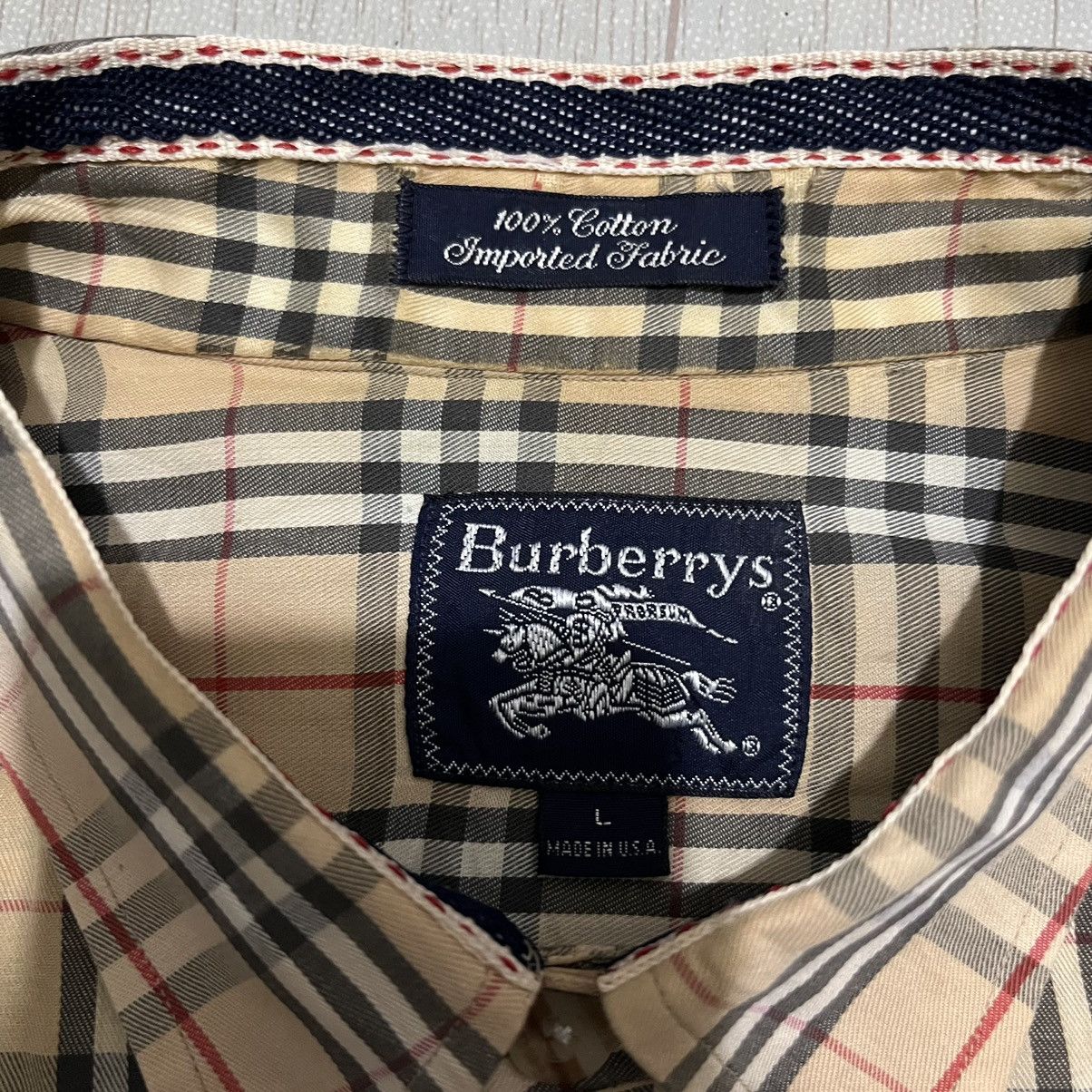 Burberry Vintage Burberry Prosum nova check longshirt Size US L / EU 52-54 / 3 - 5 Thumbnail