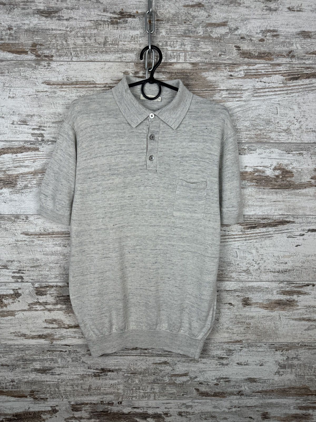 Suitsupply Mens Suitsupply linen cotton T-shirt luxury polos tee Size US M / EU 48-50 / 2 - 2 Thumbnail