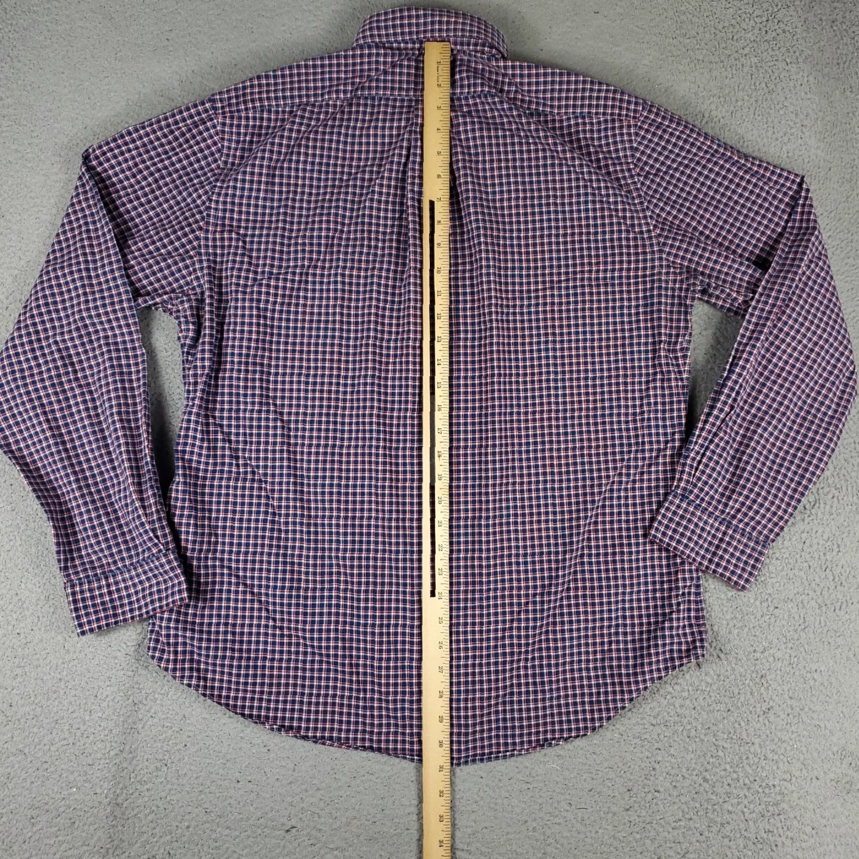 Ralph Lauren Ralph Lauren Shirt Mens XL Red Blue Plaid Pony Button-Down Casual Classic Knit Cotton Adults XL Red Polo Shirt? Size US XL / EU 56 / 4 - 6 Thumbnail