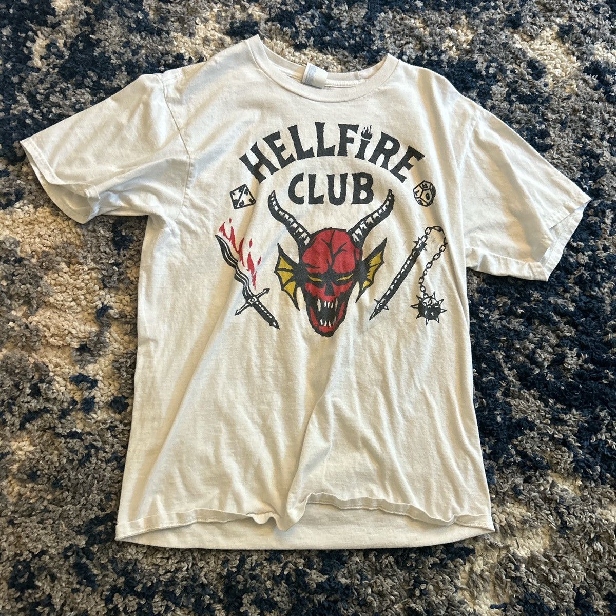 Other Stranger Things Grail Hellfire club tee shirt Size US M / EU 48-50 / 2 - 1 Thumbnail