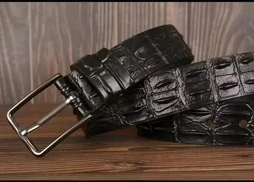 Leather Crocodile Leather Pin Alligator Belt Size ONE SIZE - 4 Thumbnail