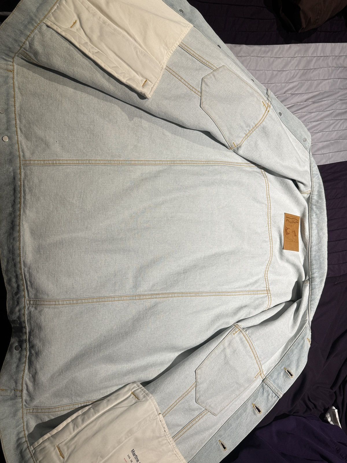 Martine Rose 90-91 AW Martine Rose Denim Jacket Size US S / EU 44-46 / 1 - 5 Thumbnail