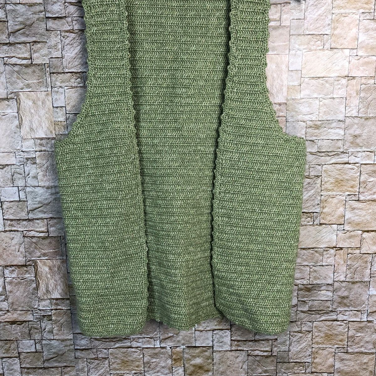 Homespun Knitwear Japanese Brand Green knitwear Vest #A269 Size US S / EU 44-46 / 1 - 3 Thumbnail