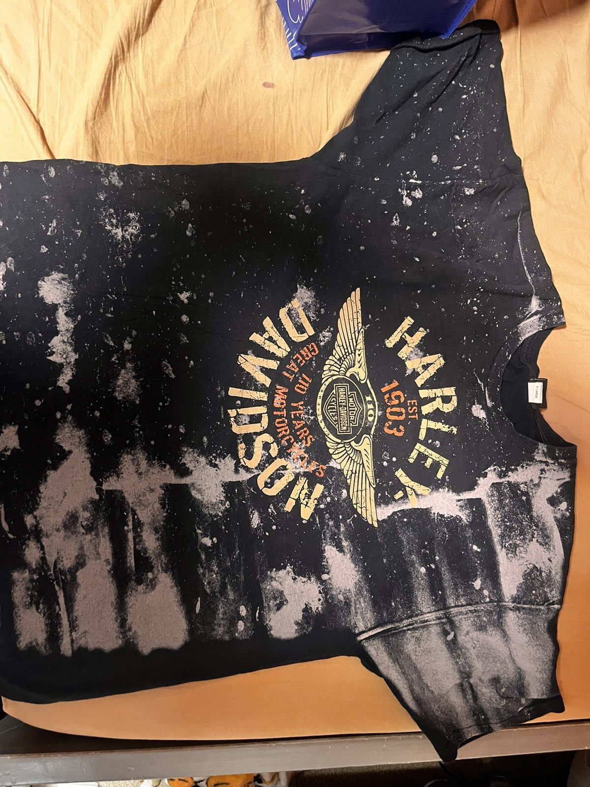 Harley Davidson × Vintage Harley Davidson short sleeve T-shirt Size US XL / EU 56 / 4 - 4 Thumbnail
