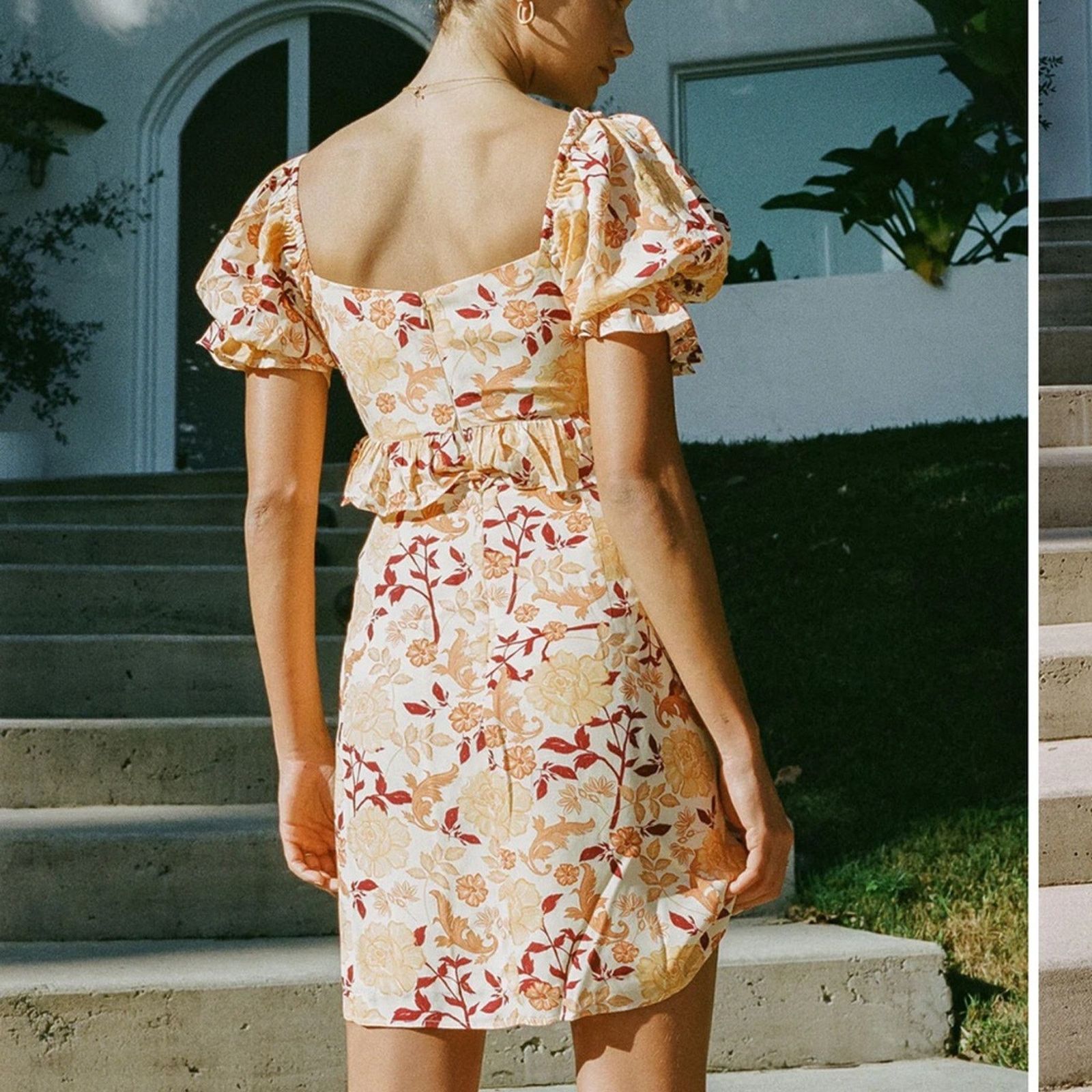 Other Sabo Skirt Australia Ahlee Floral Frill Mini Dress M NWT Size M / US 6-8 / IT 42-44 - 4 Thumbnail