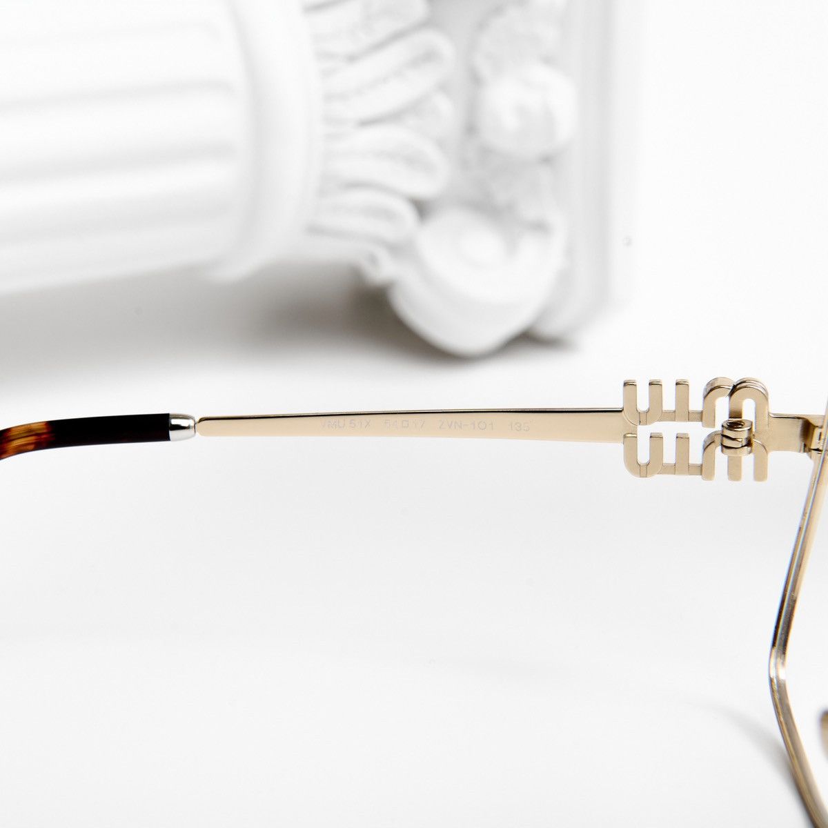Miu Miu MIU MIU 0MU 51XV ZVN1O1 GLASSE Size ONE SIZE - 5 Thumbnail