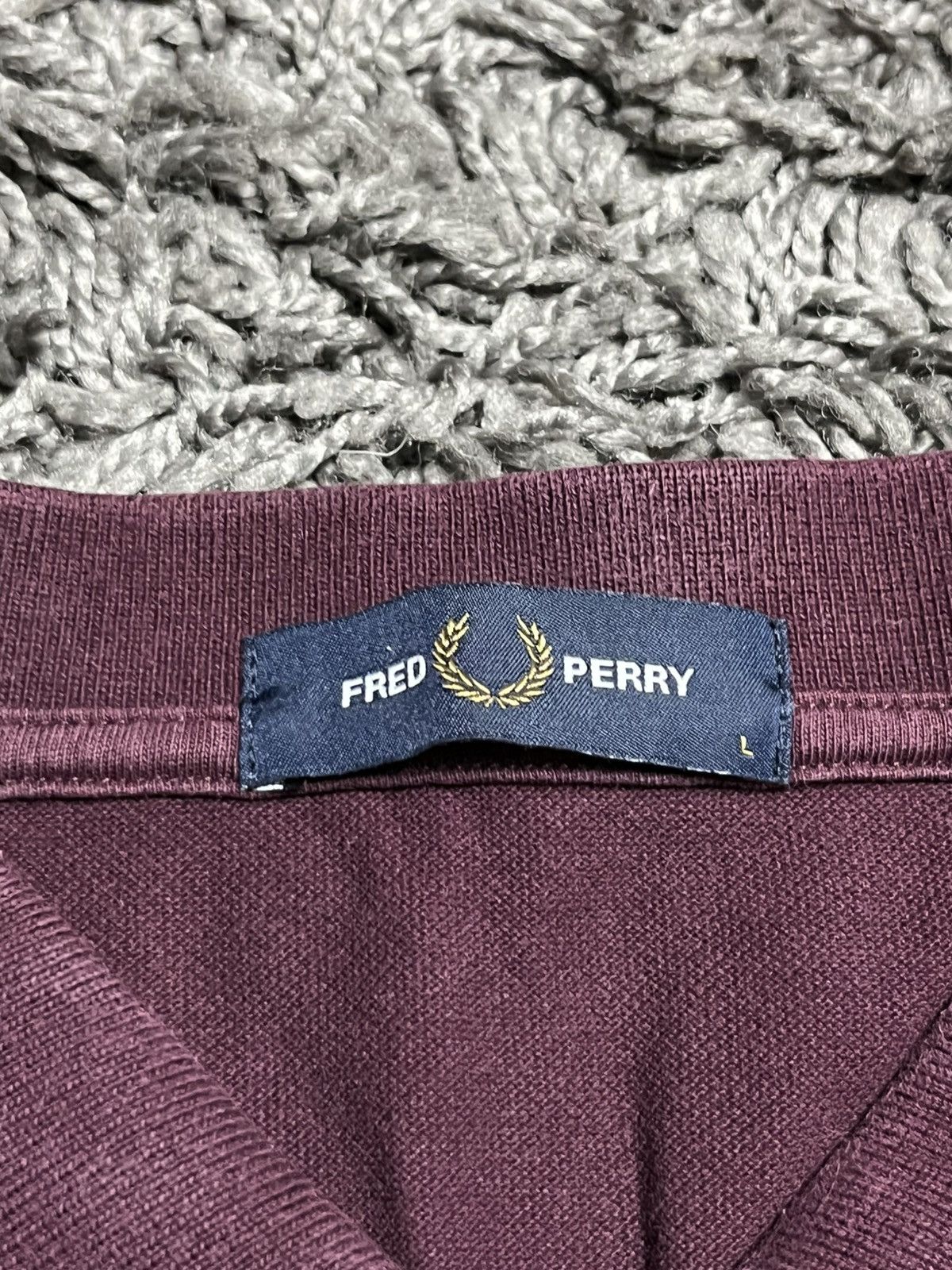 Fred Perry Fred Perry Twin Tipped Polo Shirt Oxblood / Champagne Size US L / EU 52-54 / 3 - 4 Thumbnail