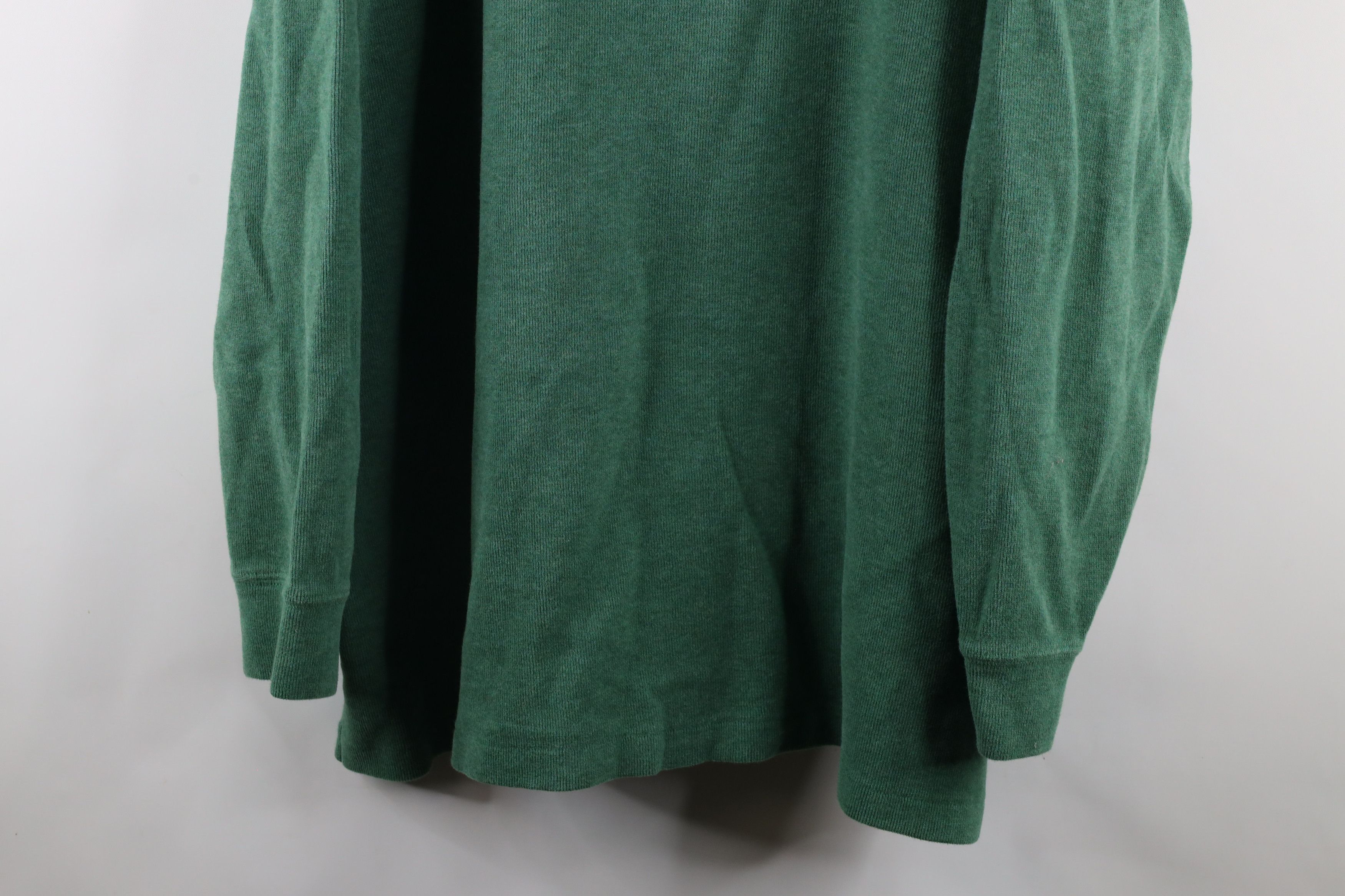 Ralph Lauren × Vintage Vintage 90s Ralph Lauren Half Zip Pullover Sweater Green Size US XXL / EU 58 / 5 - 3 Thumbnail