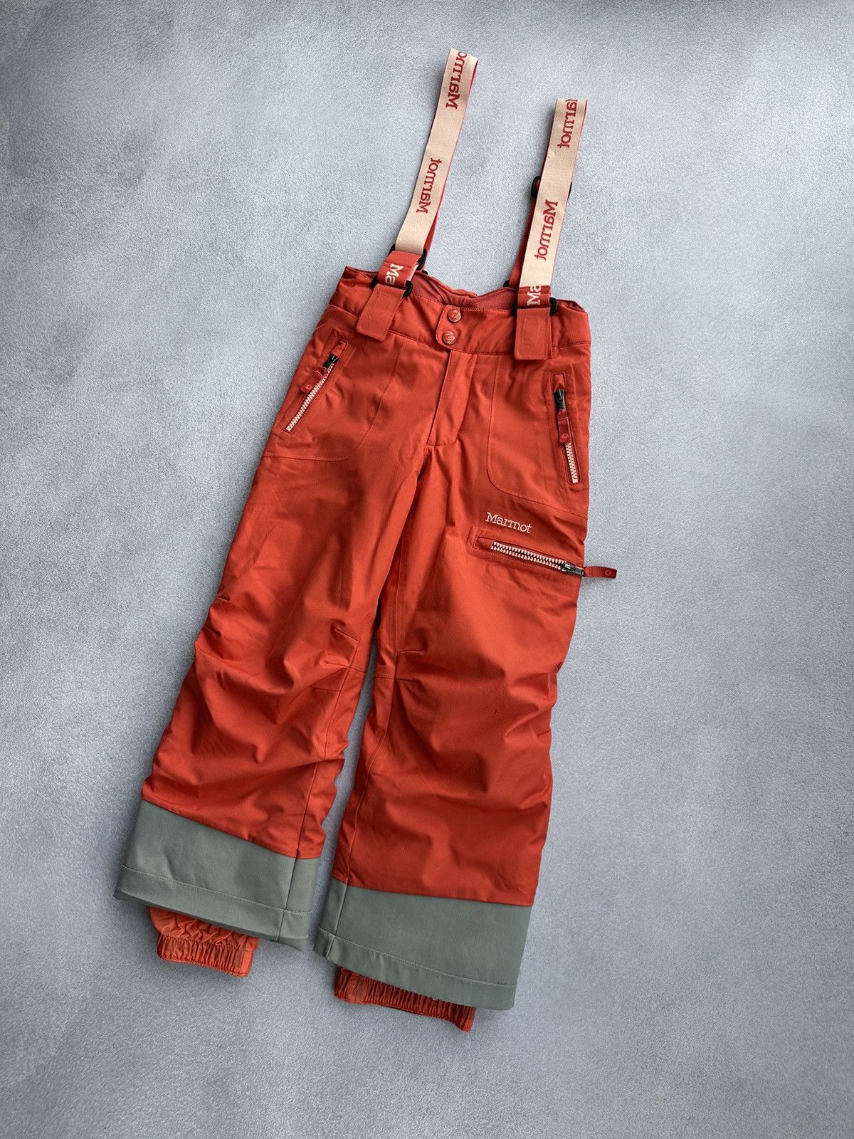 Marmot × Vintage Vintage Marmot Kids Ski Pants with Suspenders Size US 26 / EU 42 - 2 Thumbnail