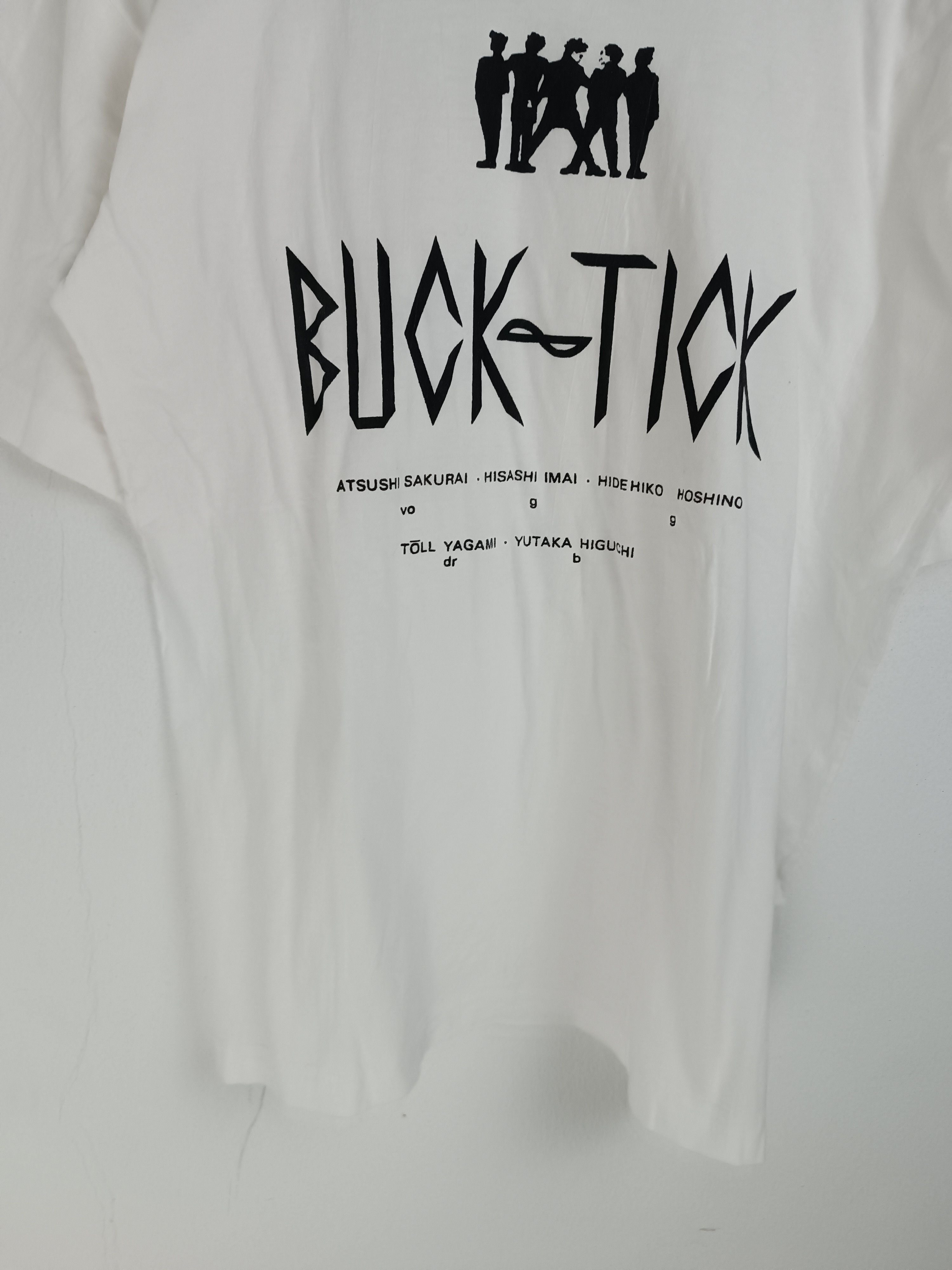 Band Tees VINTAGE 90s BUCK-TICK JROCK BAND VERY RARE hide xjapan larc Size US M / EU 48-50 / 2 - 8 Thumbnail
