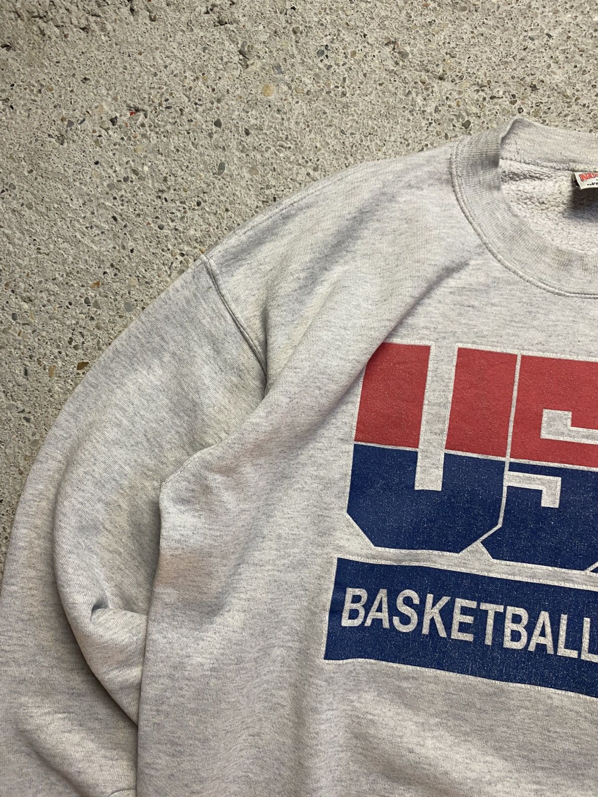 Nutmeg Vintage nutmeg usa basketball sweatshirt grey america baggy Size US L / EU 52-54 / 3 - 3 Thumbnail