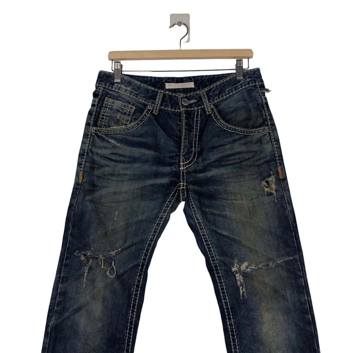 Japanese Brand 🔥Biker Jeans Rider Denim People & Republic Issey Miyake Size US 32 / EU 48 - 4 Thumbnail