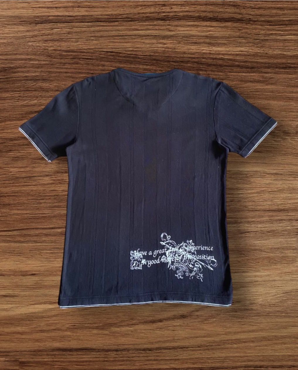 Beauty Beast Japanese Brand EXCUSE Double Layer Poem Design Style T-Shirt Size US M / EU 48-50 / 2 - 2 Thumbnail
