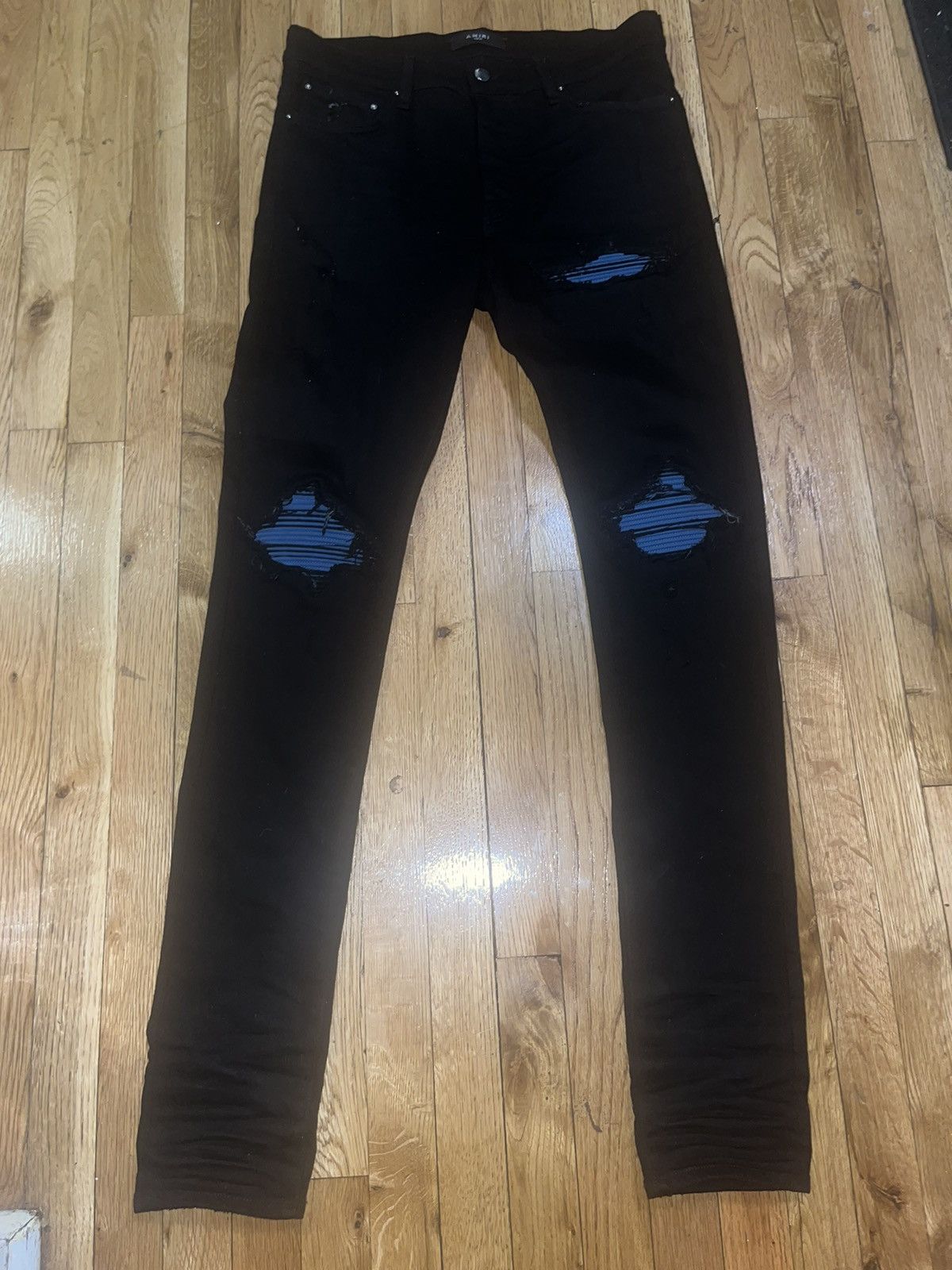 Amiri Amiri Tonal Black MX1 Jeans 28/29 | Grailed