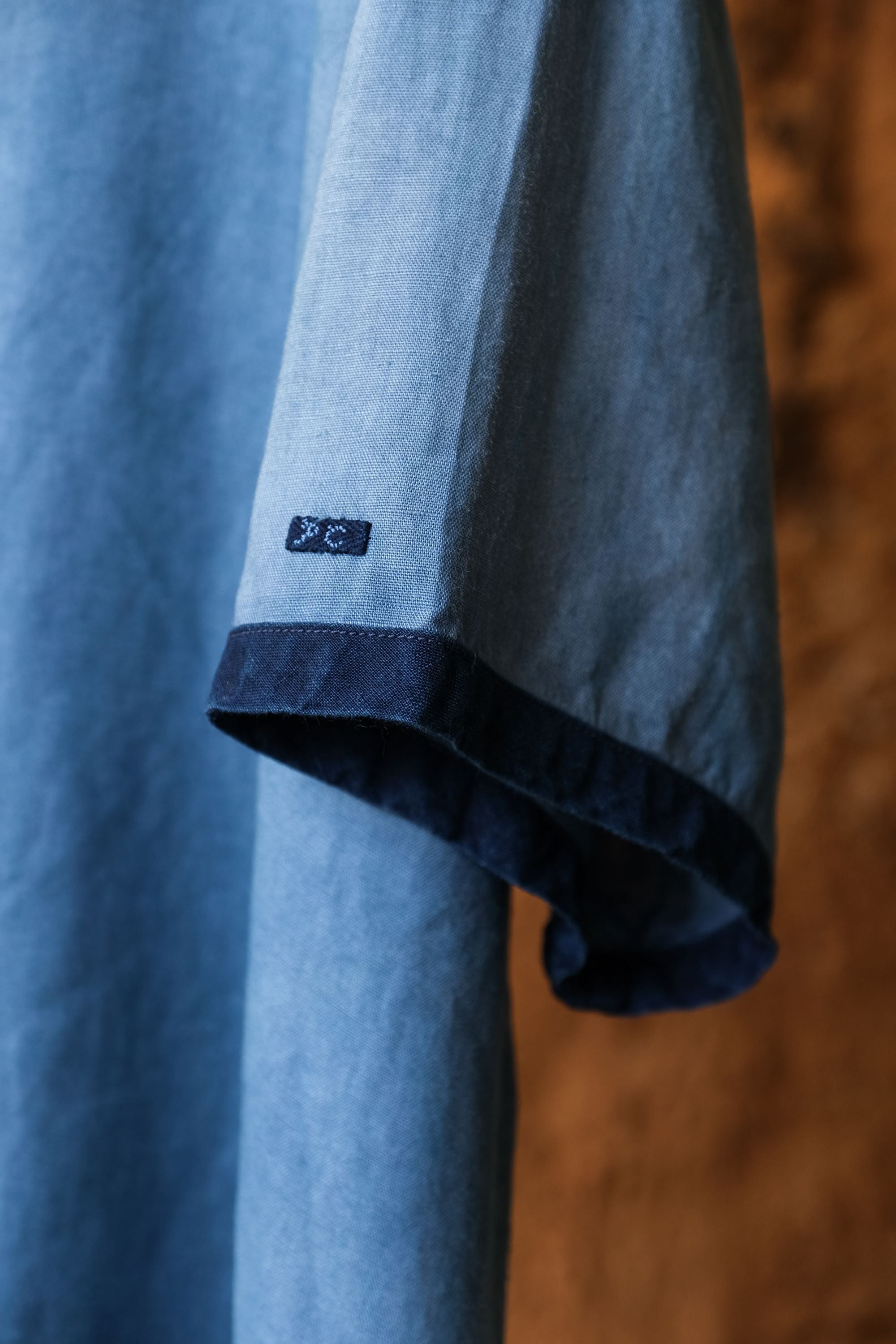 Porter Classic Porter Classic - LINEN BASQUE SHIRT - L.BLUE Size US XL / EU 56 / 4 - 5 Thumbnail