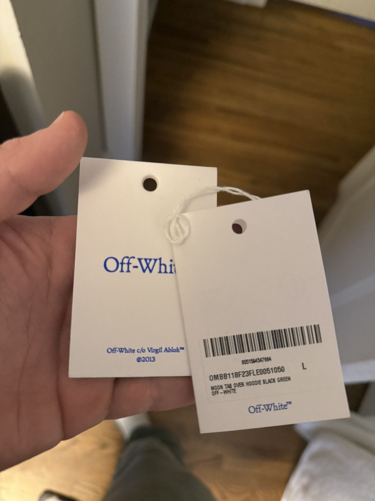 Off-White Off-White Moon Tab Oversized Hoodie Size US L / EU 52-54 / 3 - 3 Thumbnail