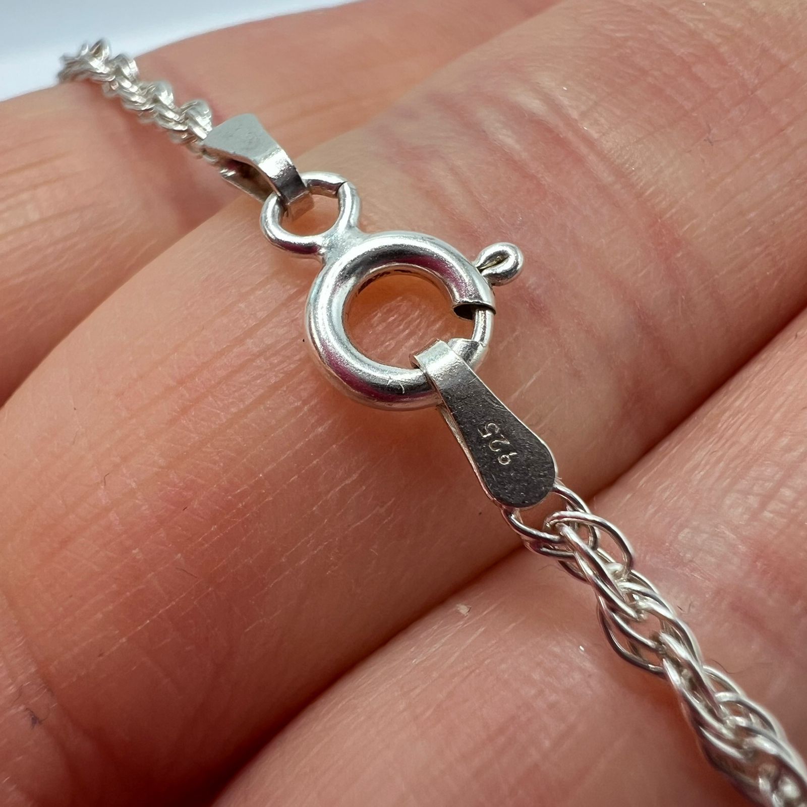 Sterling Silver Sterling Silver 925 Solitaire Cubic Zirconia Necklace Size ONE SIZE - 9 Thumbnail