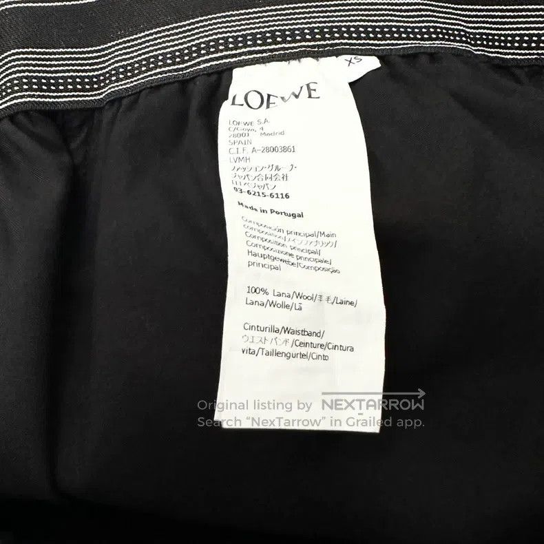 Loewe Loewe size XS Black Shorts Made of Wool Size 42" / US 20 - 7 Thumbnail