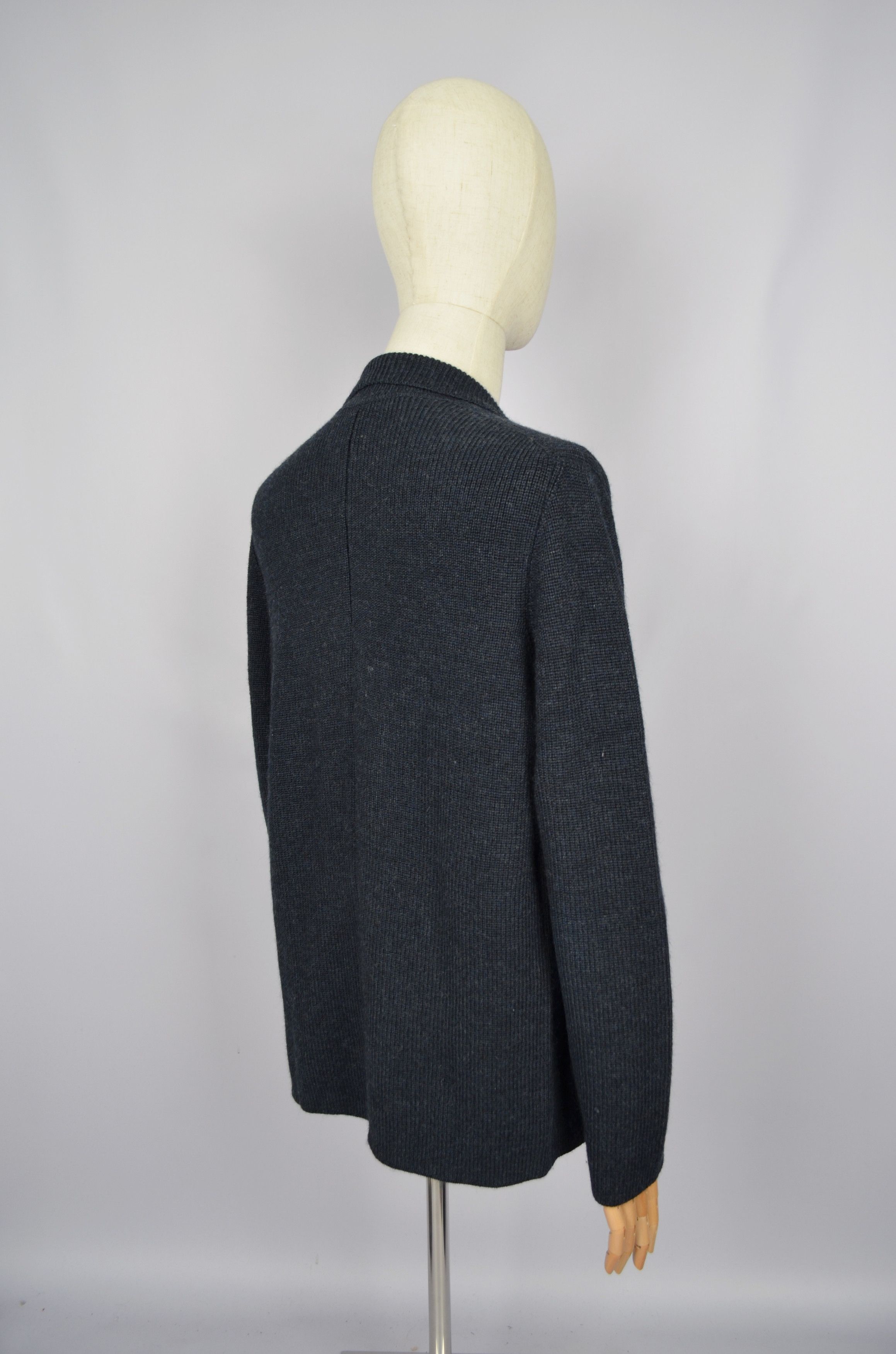 Designer × Roberto Collina Roberto Collina Double Breasted Sweater Cardigan Wool Sz 54 Size US XL / EU 56 / 4 - 8 Thumbnail