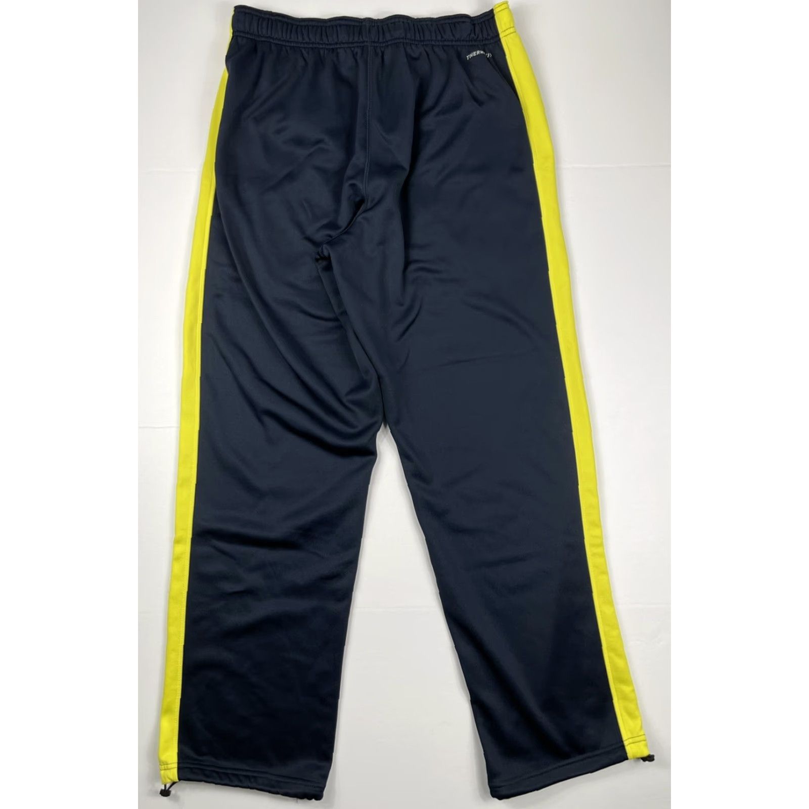 Nike Nike Therma Pants Sweatpants Nike Mens L Blue Volt Yellow Swoosh Logo Athletic Size US 32 / EU 48 - 3 Thumbnail