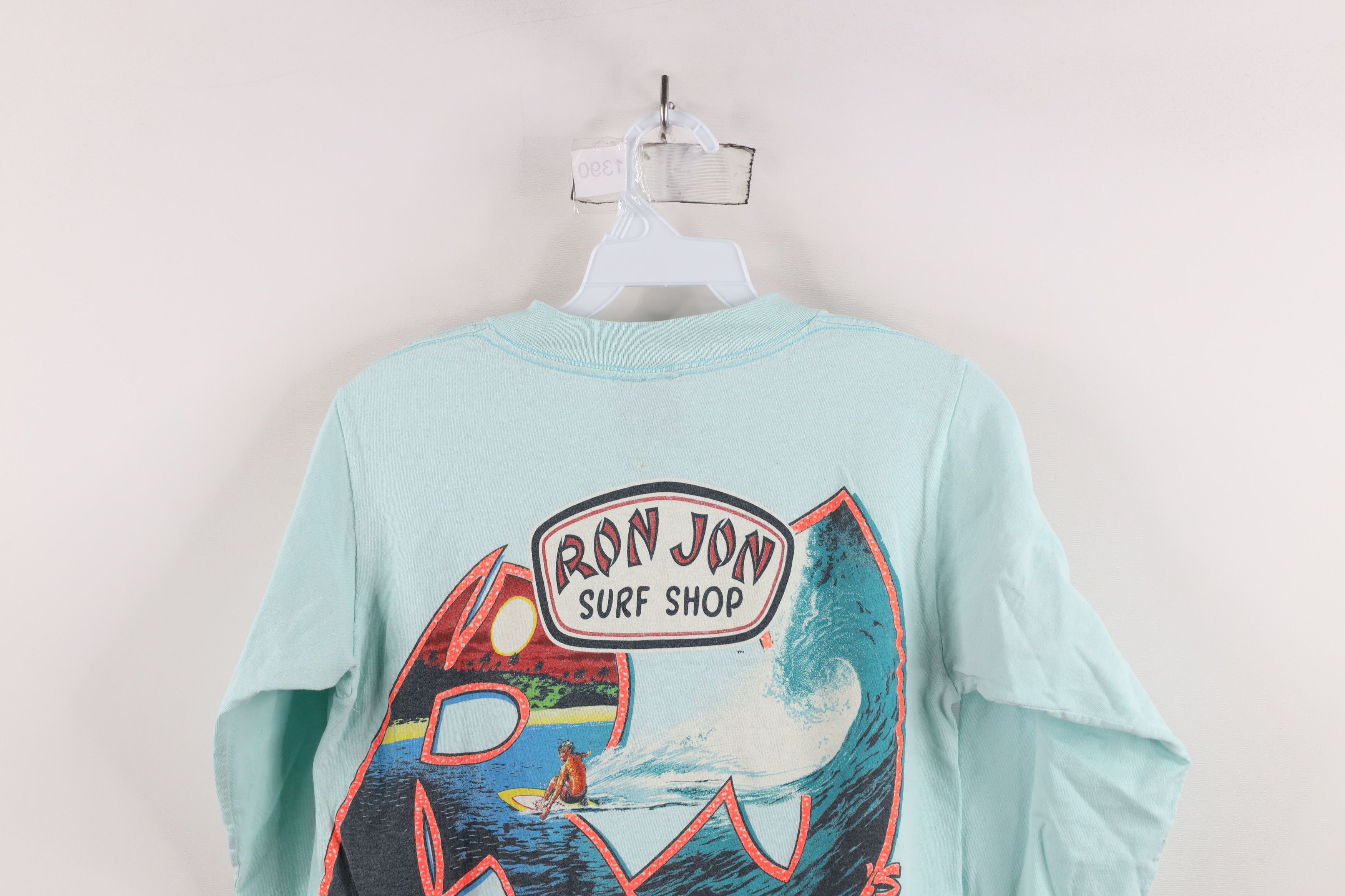 Vintage Vintage 80s Ron Jon Surf Shop Long Sleeve T-Shirt USA Size S / US 4 / IT 40 - 14 Thumbnail