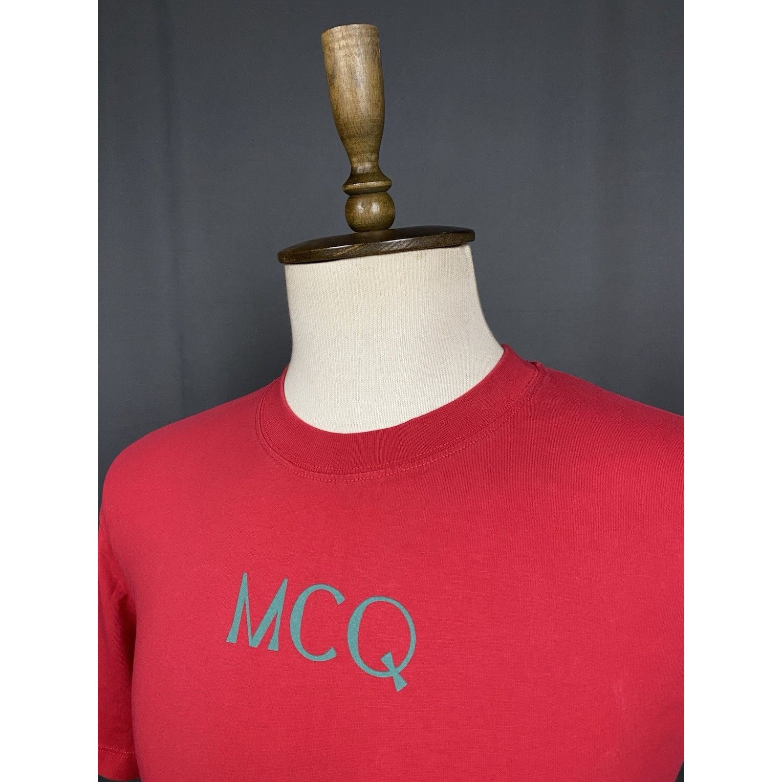 Alexander McQueen Alexander McQueen Big Logo McQ Men's Red T-Shirt Size L Size US L / EU 52-54 / 3 - 4 Thumbnail