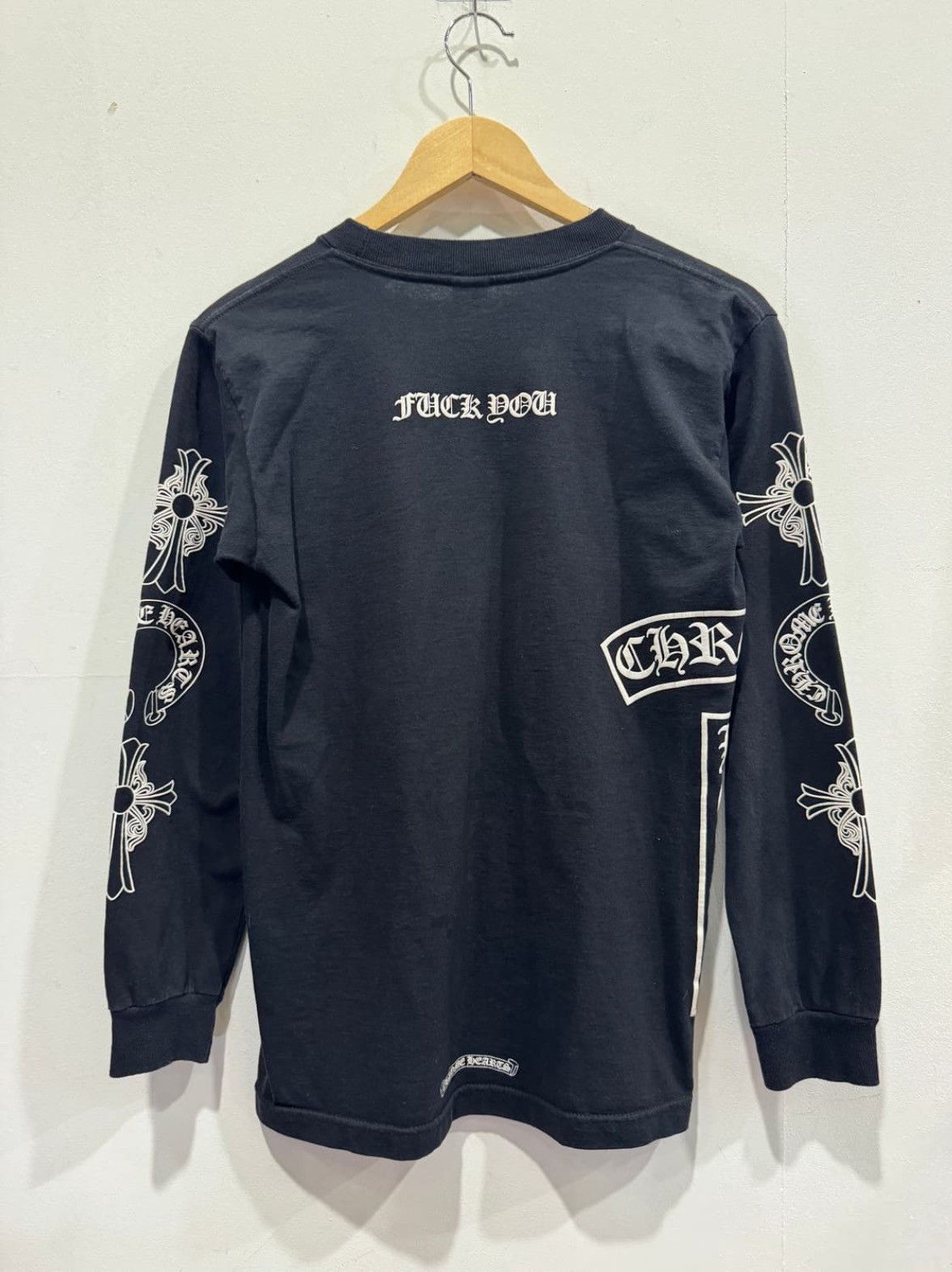 Chrome Hearts 90s Vintage FUCK YOU Longsleeve Size US S / EU 44-46 / 1 - 2 Thumbnail