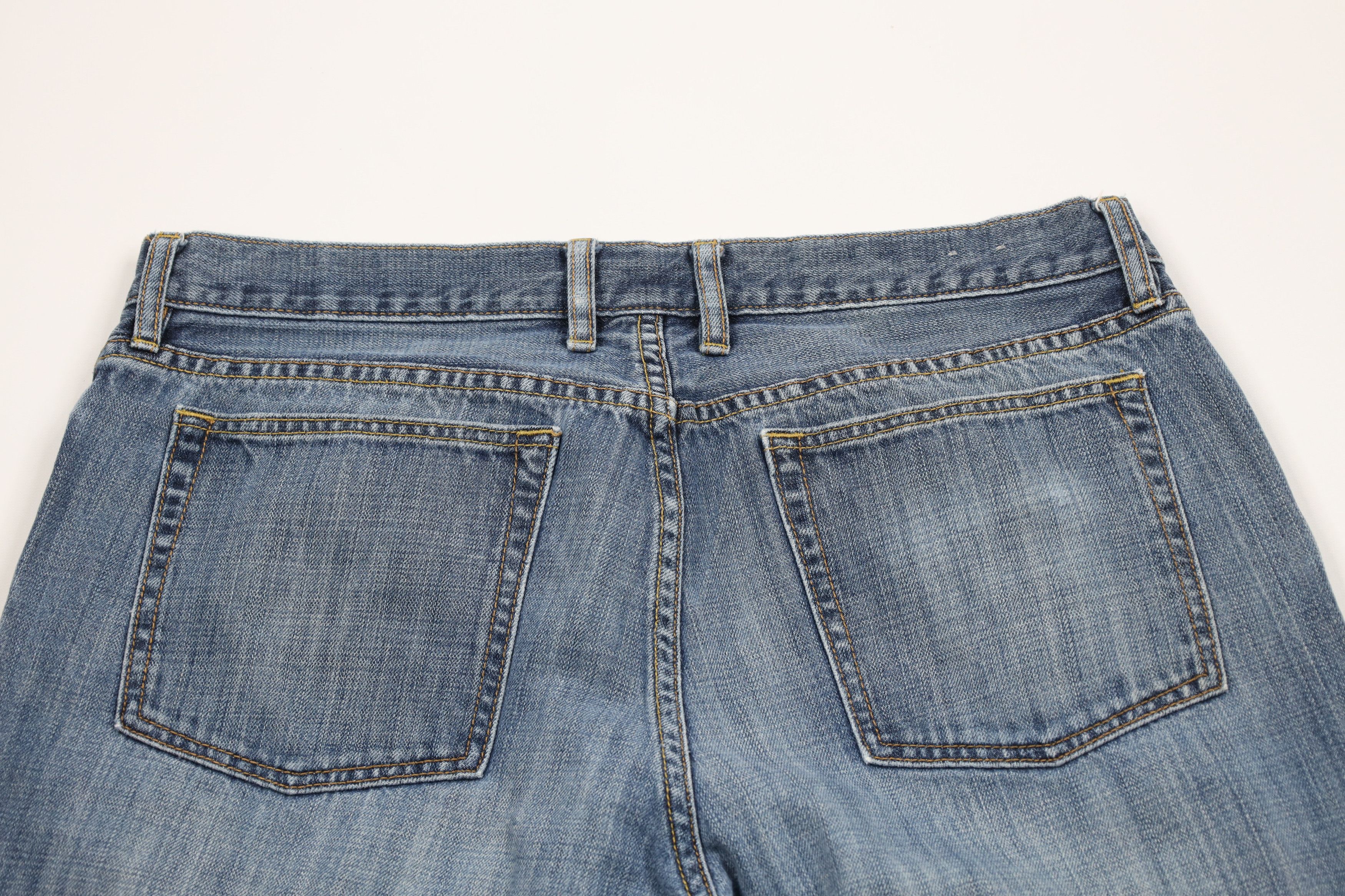 Gap × Vintage Vintage Y2K Gap Wide Leg Boot Fit Denim Jeans Blue Cotton Size US 36 / EU 52 - 11 Thumbnail