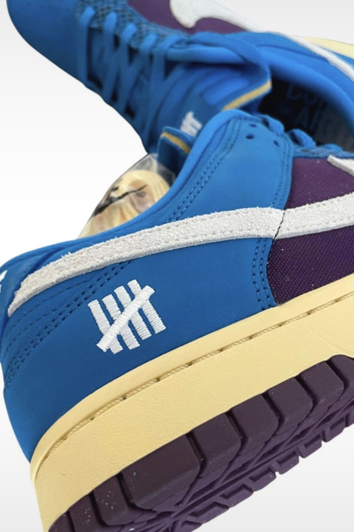Nike × Undefeated Nike Dunk Low Undefeated 5 On It Dunk vs. AF1 10.5 Size US 10.5 / EU 43-44 - 10 Thumbnail