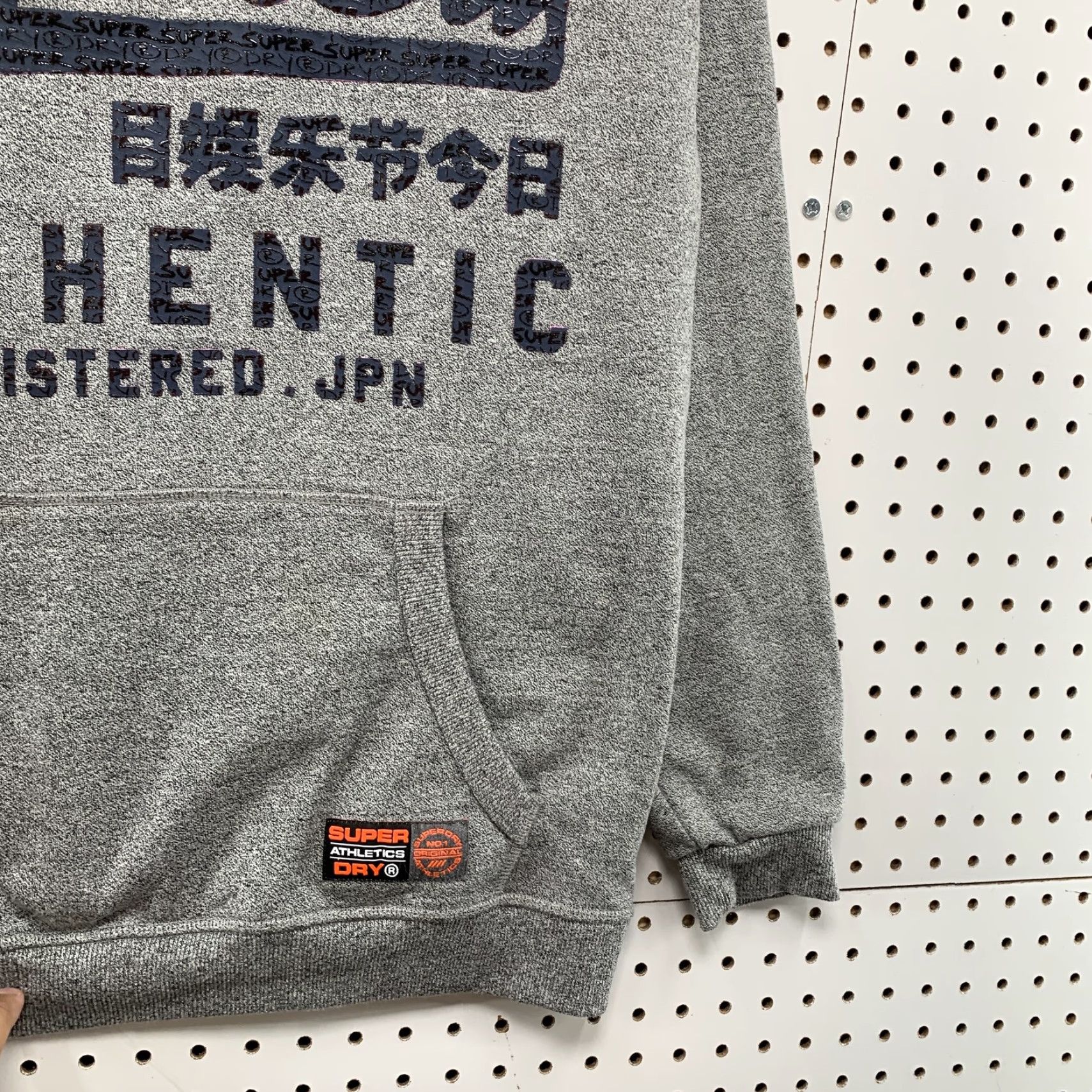 Superdry Superdry Hoodie Men Small Gray Japan Graphic Oversized Pullover Fleece Long Sleeve Size US S / EU 44-46 / 1 - 7 Thumbnail