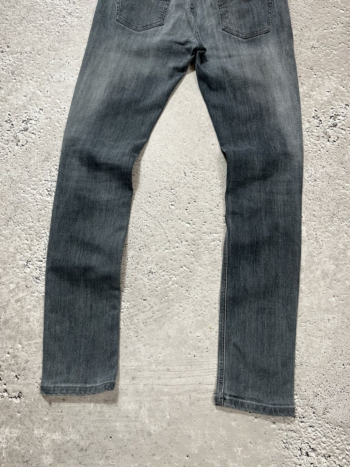 Nudie Jeans Nudie Jeans W29 L30 Grey Washed Skinny Fit Stretch Denim Size US 29 - 6 Thumbnail
