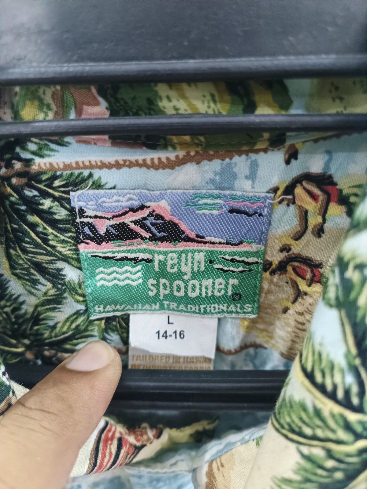 Reyn Spooner × Vintage Reyn Spooner Hawaiian Traditionals Size US L / EU 52-54 / 3 - 3 Thumbnail
