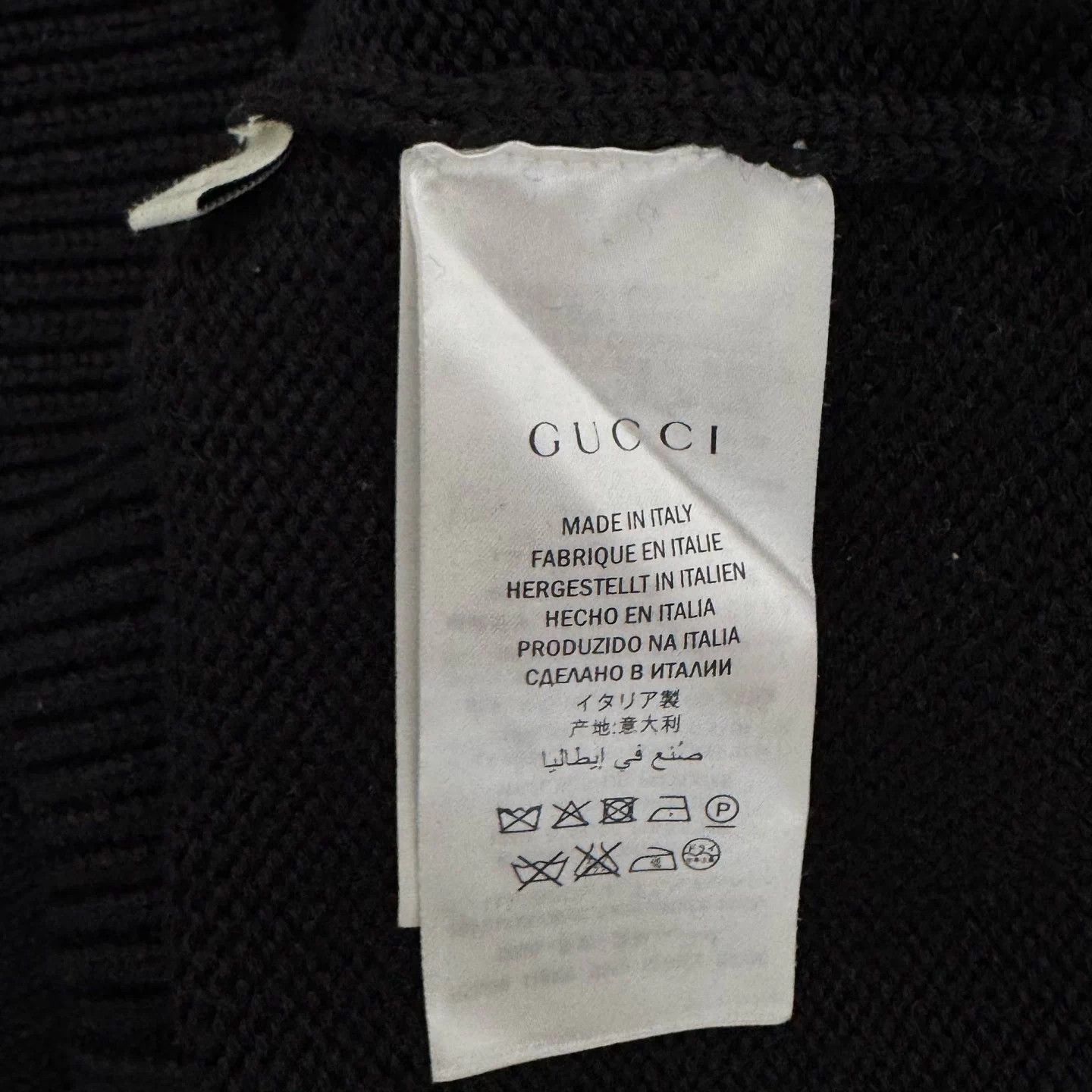 Gucci rove0473 Gucci Bee V-neck Wool Sweater Size S / US 4 / IT 40 - 5 Thumbnail