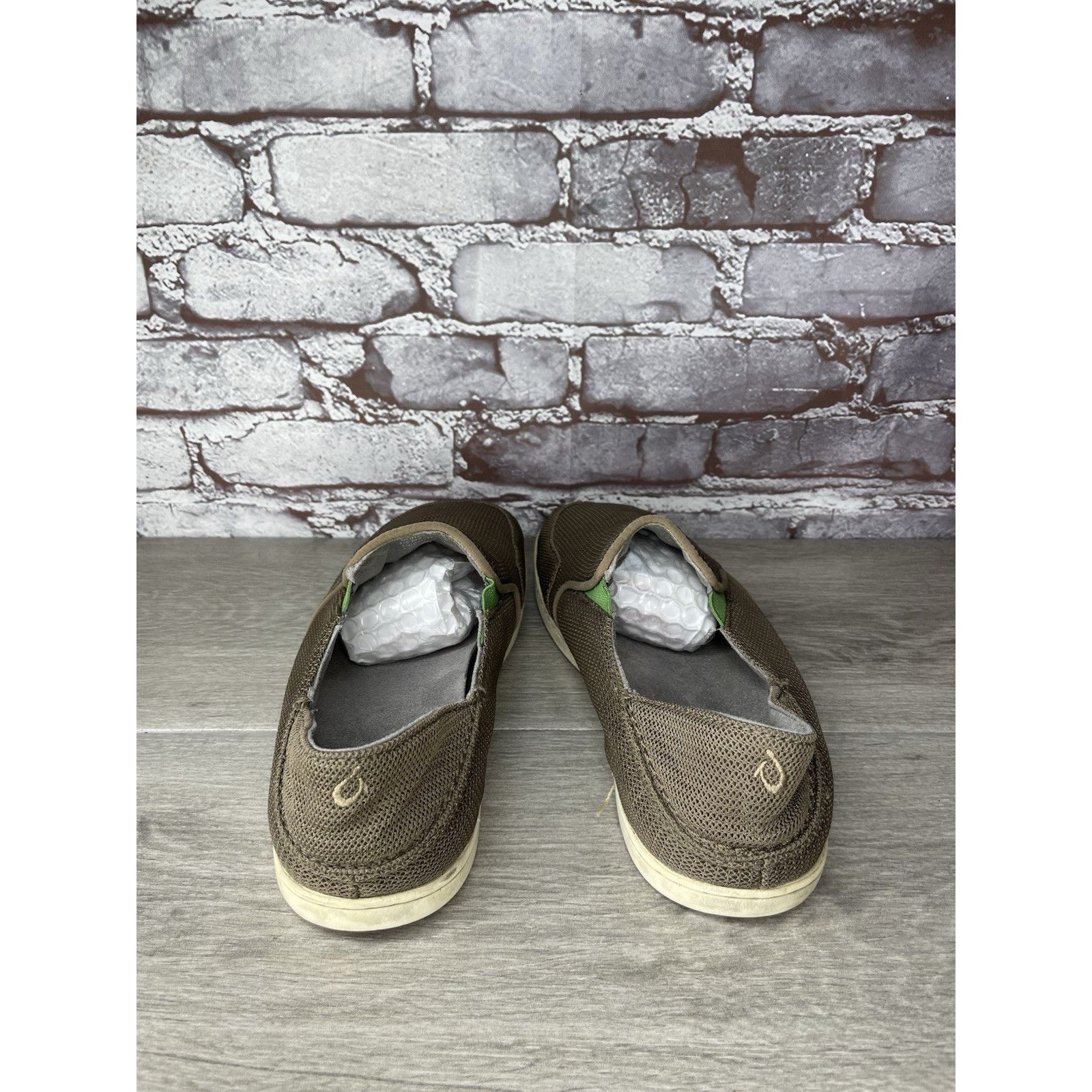 Olukai OluKai Brown Nohea Mesh Slip On Loafers Casual Beach Shoes M Size US 8.5 / EU 41-42 - 12 Thumbnail