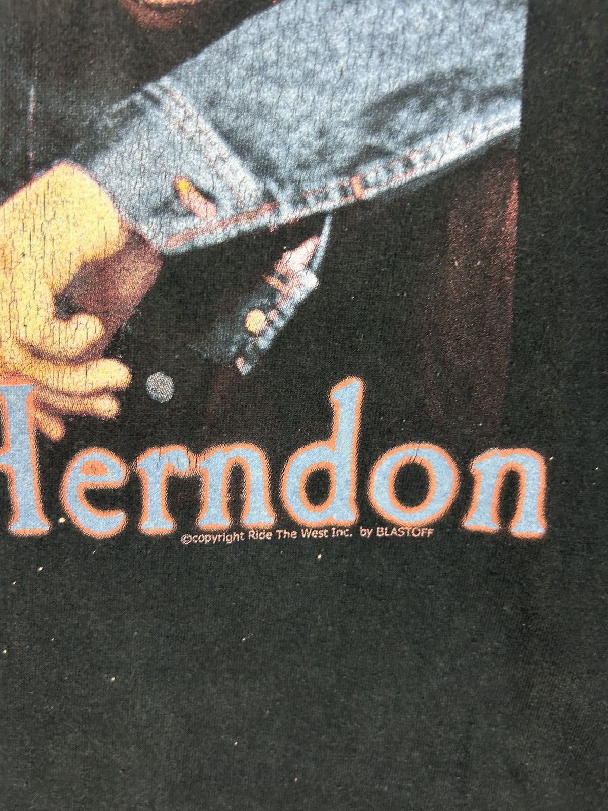 Band Tees × Vintage Vintage 90s Ty Herndon/ American Country Music Singer Size US L / EU 52-54 / 3 - 4 Thumbnail
