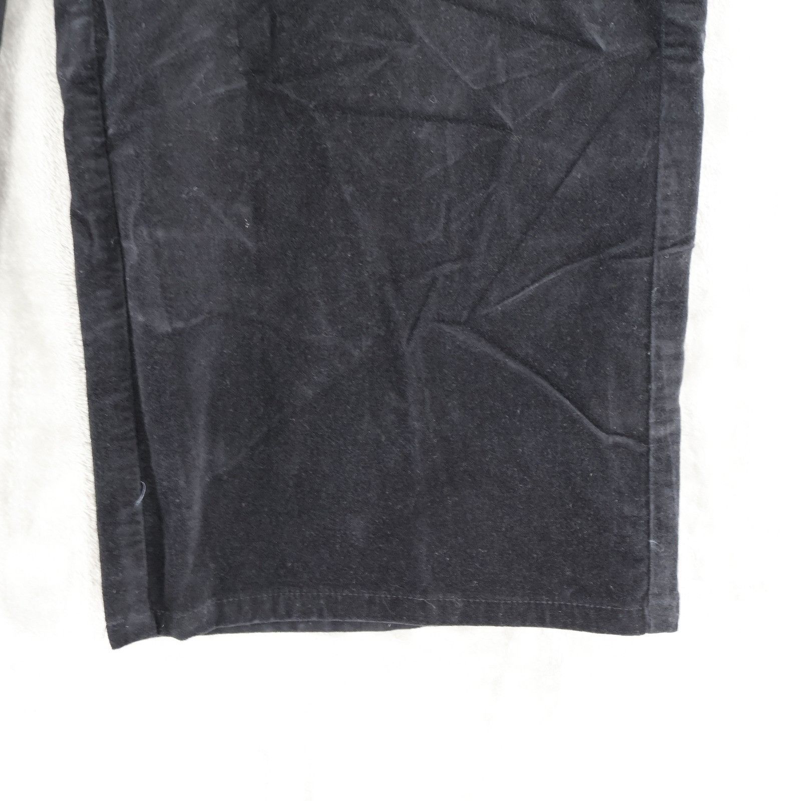 Eileen Fisher Eileen Fisher Velveteen Wide Leg Ankle Pants Womens XL Black Size 37" - 6 Thumbnail