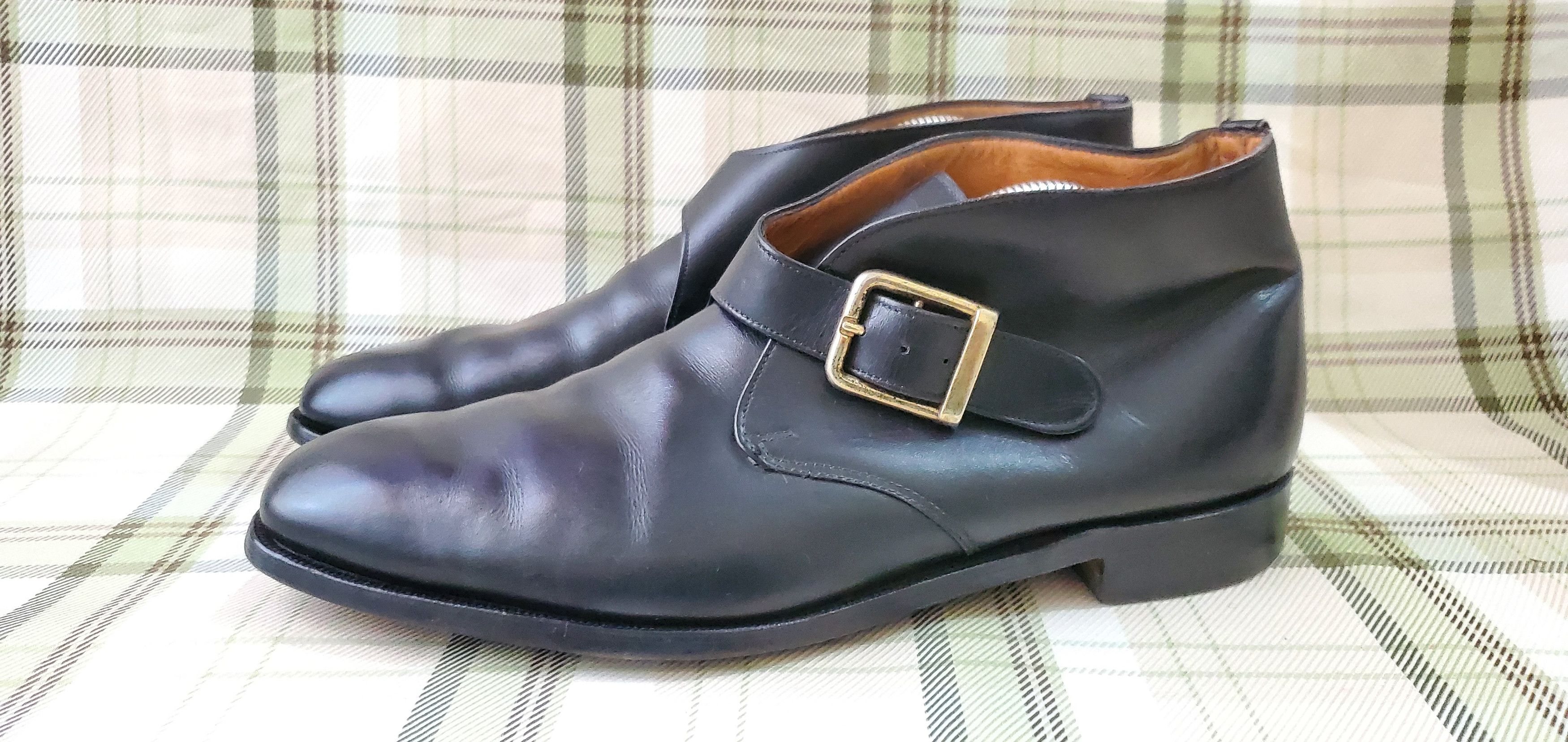 Grenson Grenson Black Leather Monk Ankle Boots Size US 11 / EU 44 - 3 Thumbnail