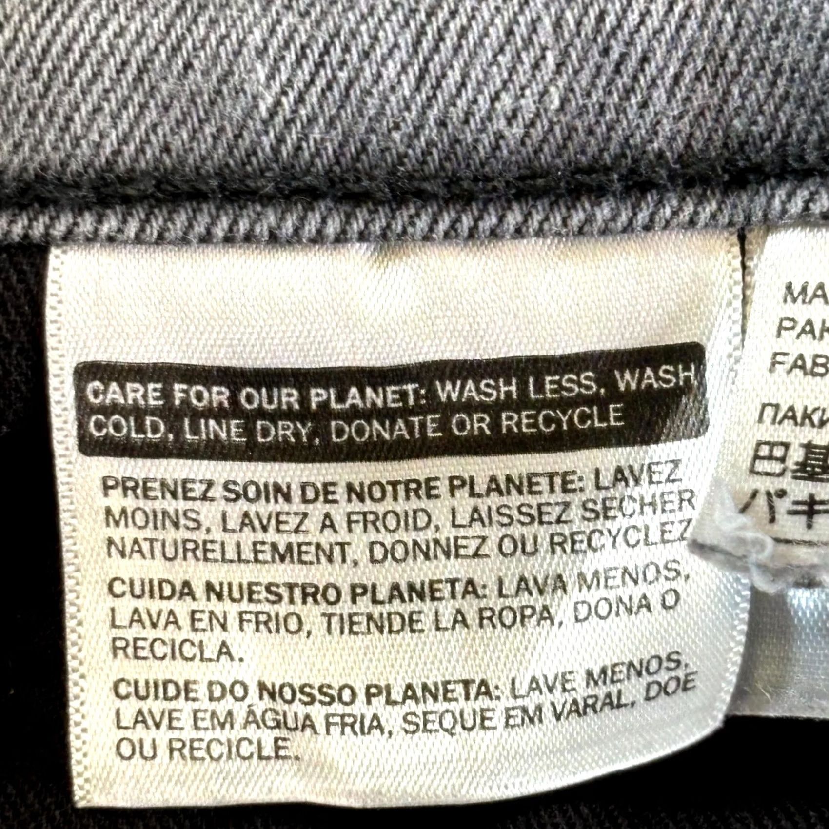 Levi's Levi's 511 Jeans Mens Gray Denim Slim Fit Tapered Stretch 32x30 Punk Goth Skater Size US 32 / EU 48 - 6 Thumbnail