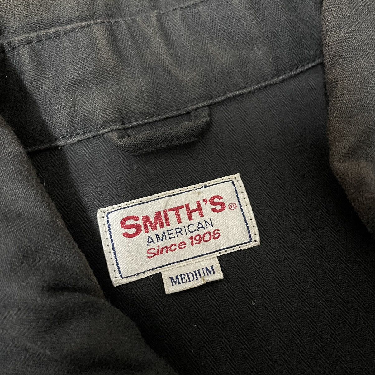 Vintage 🔥Vintage Smith American Double Pocket Workers Buttons Shirts Size US L / EU 52-54 / 3 - 9 Thumbnail
