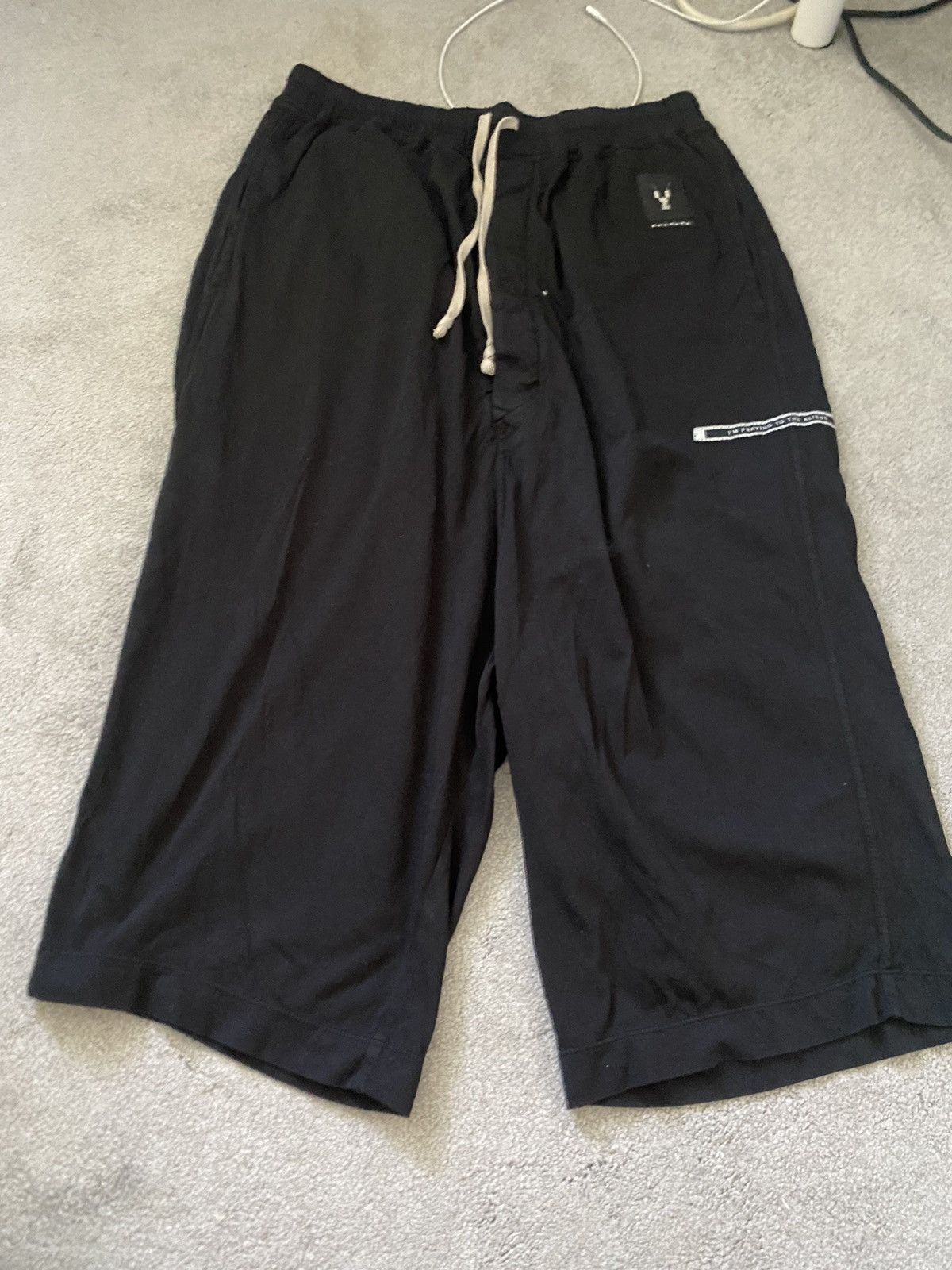 image of Rick Owens Drkshdw Shorts in Black, Men's (Size 32)