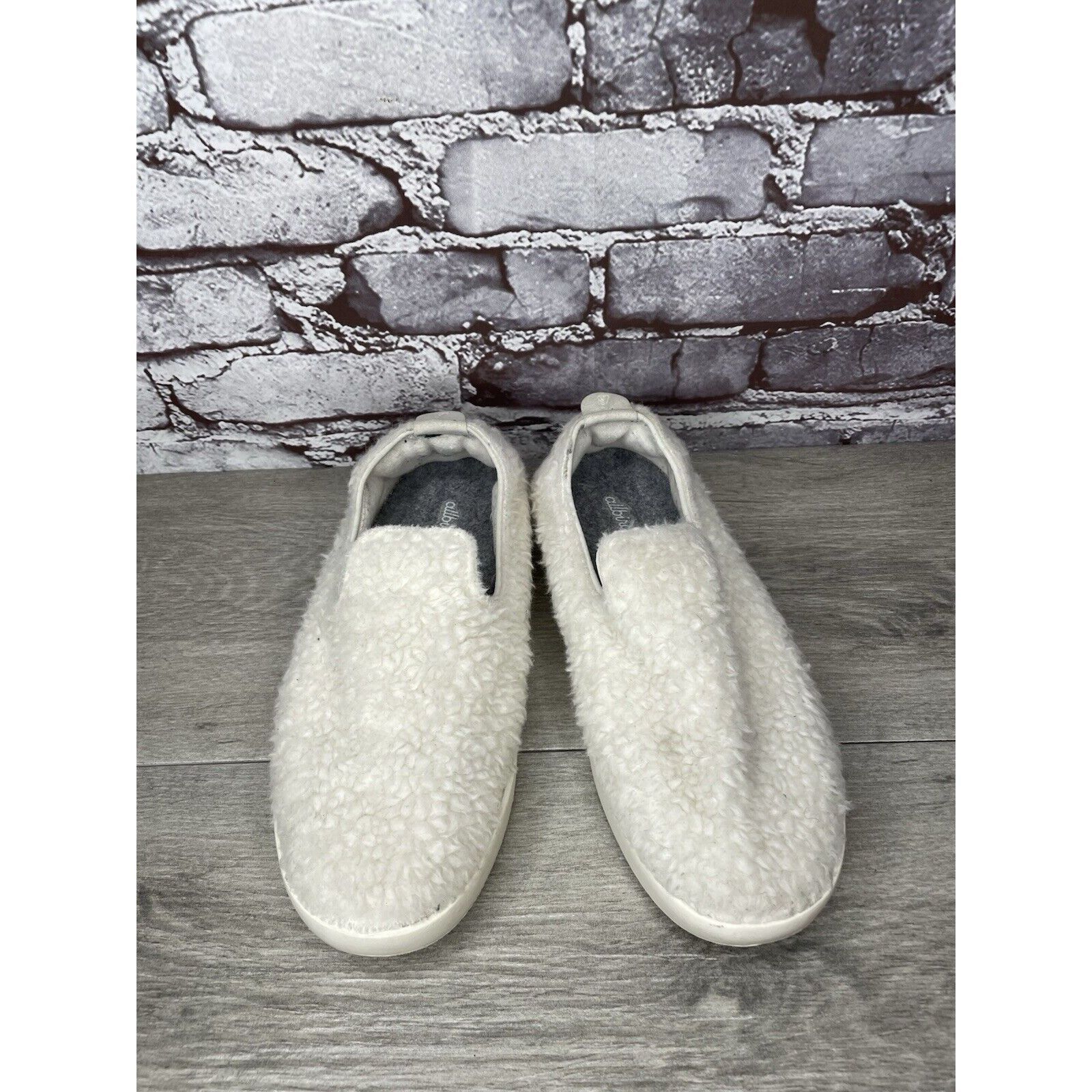 Allbirds ALLBIRDS Merino Wool Sherpa White Slip On Lounge Sneakers Wo Size US 8 / IT 38 - 17 Thumbnail